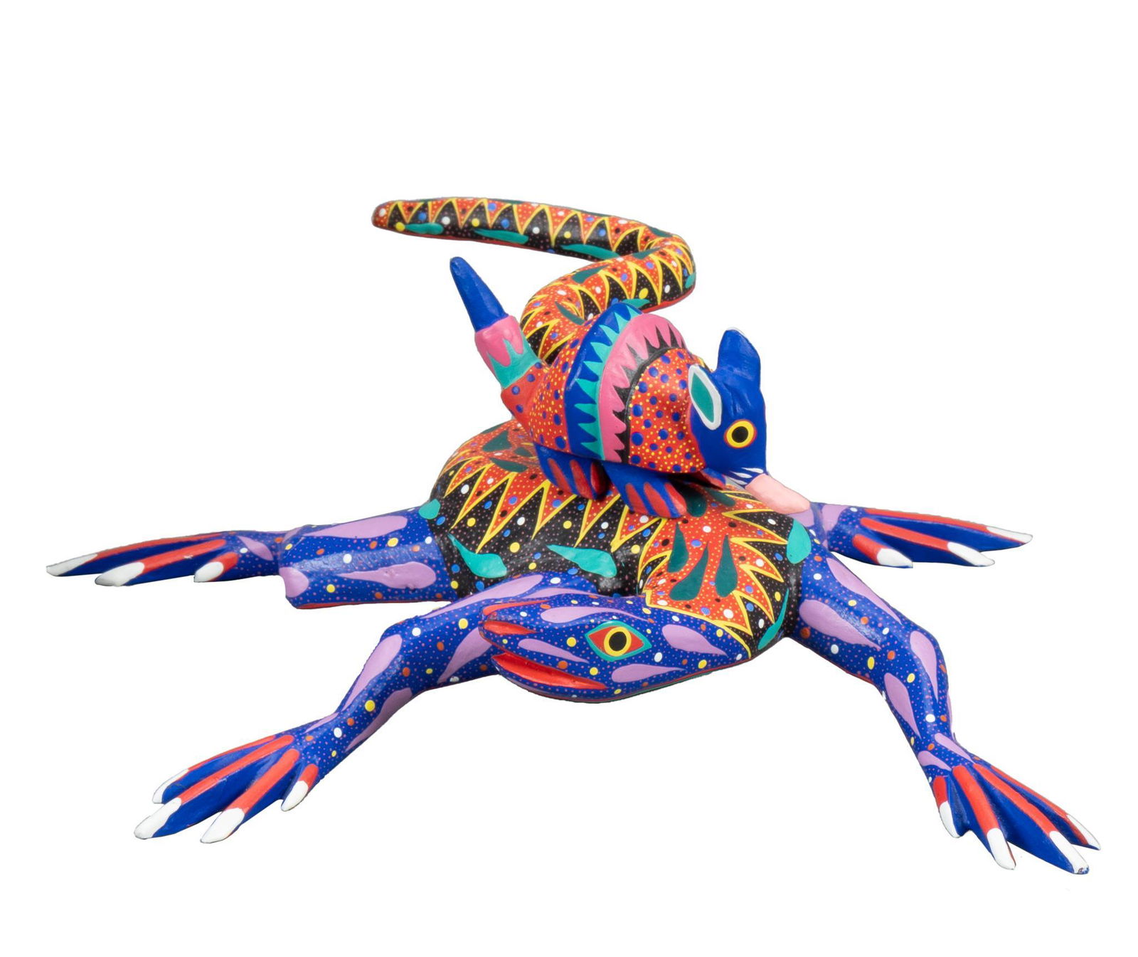 Arsenio Morales (MEX), Carved Lizard Alebrije (1 of 6)