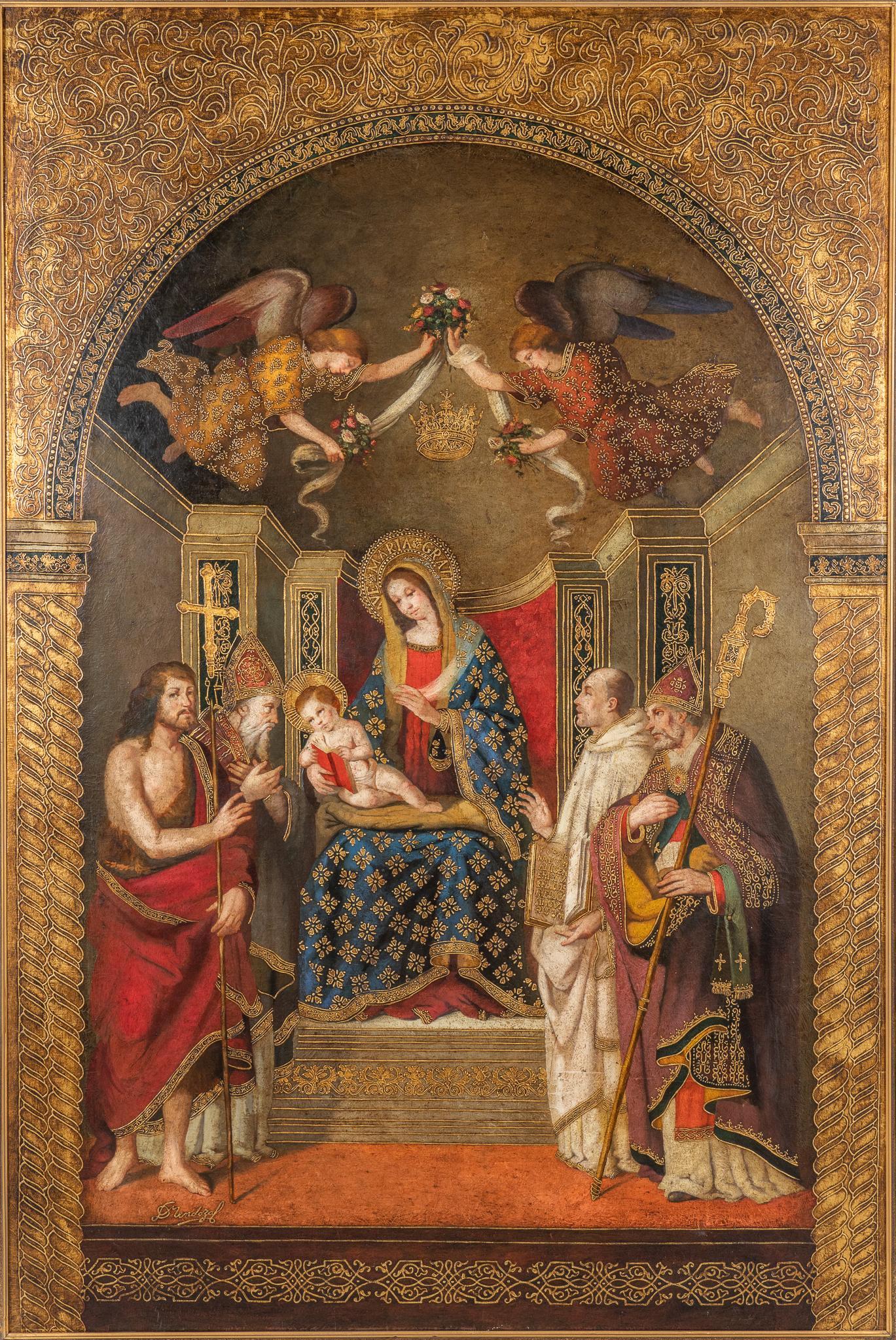 Diana Mendoza, Madonna and Child Enthroned (1 of 4)