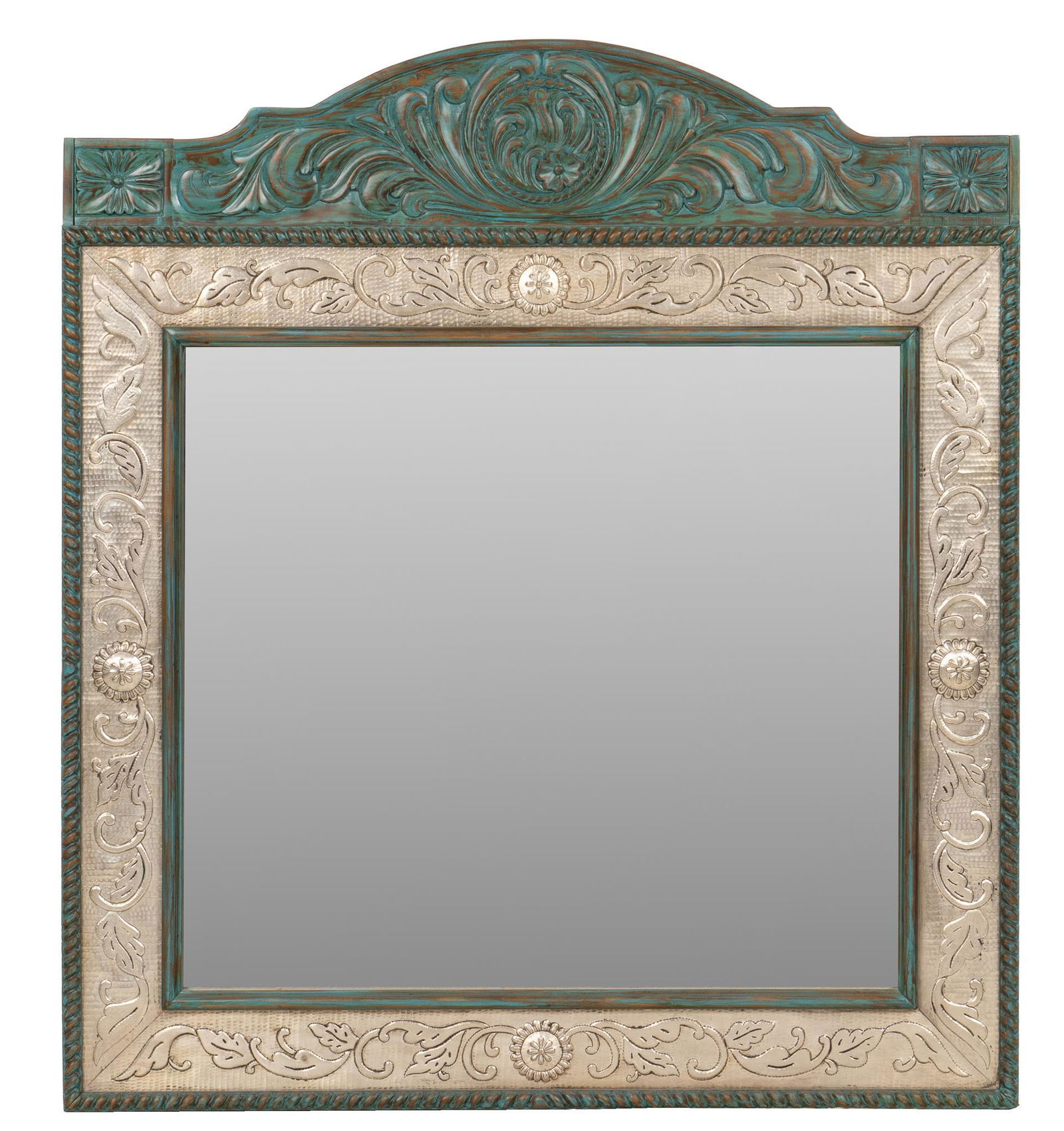 Hacienda Style Wall Mirror (1 of 2)