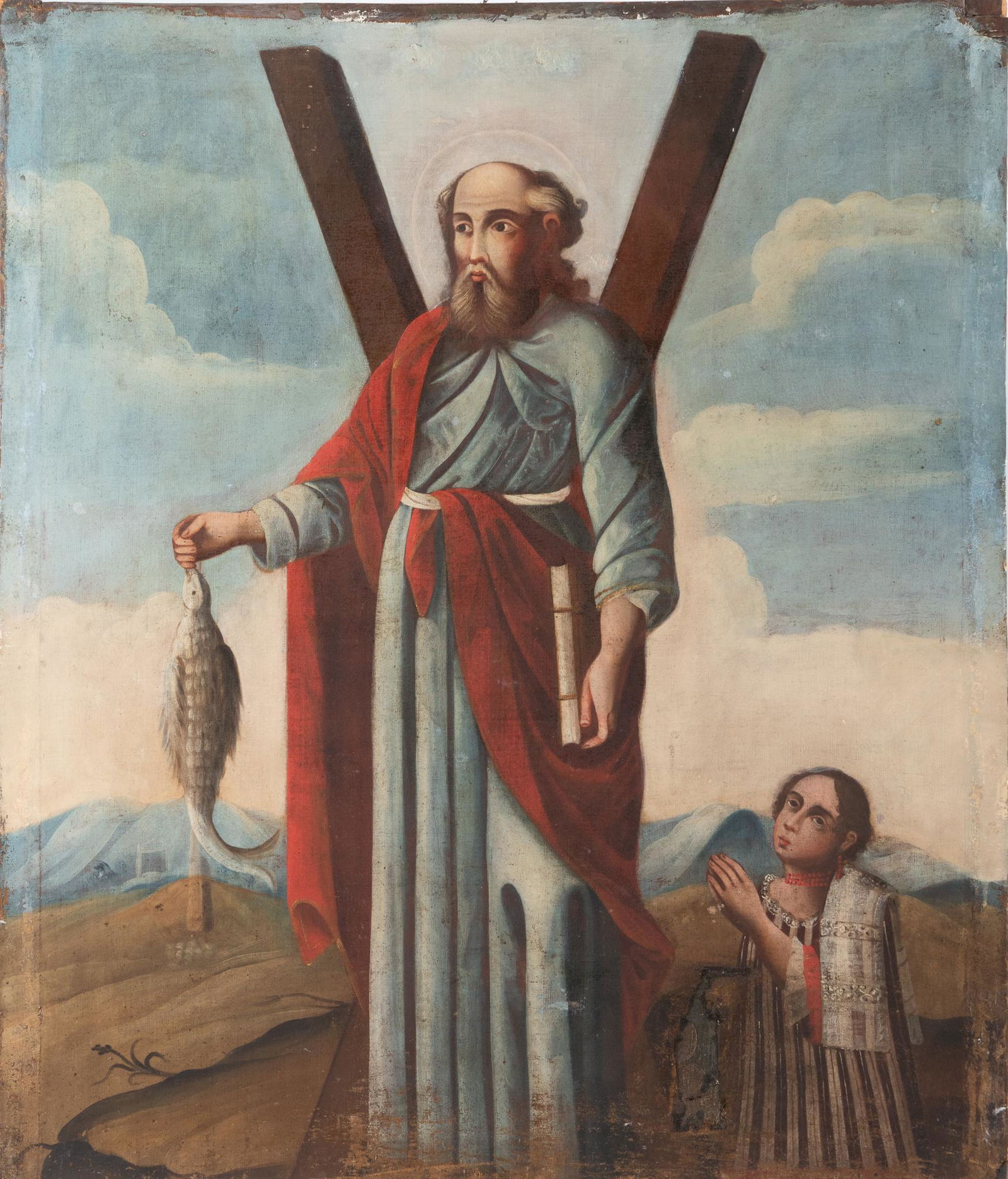 Spanish Colonial School, St. Andrew with Donante (1 of 3)