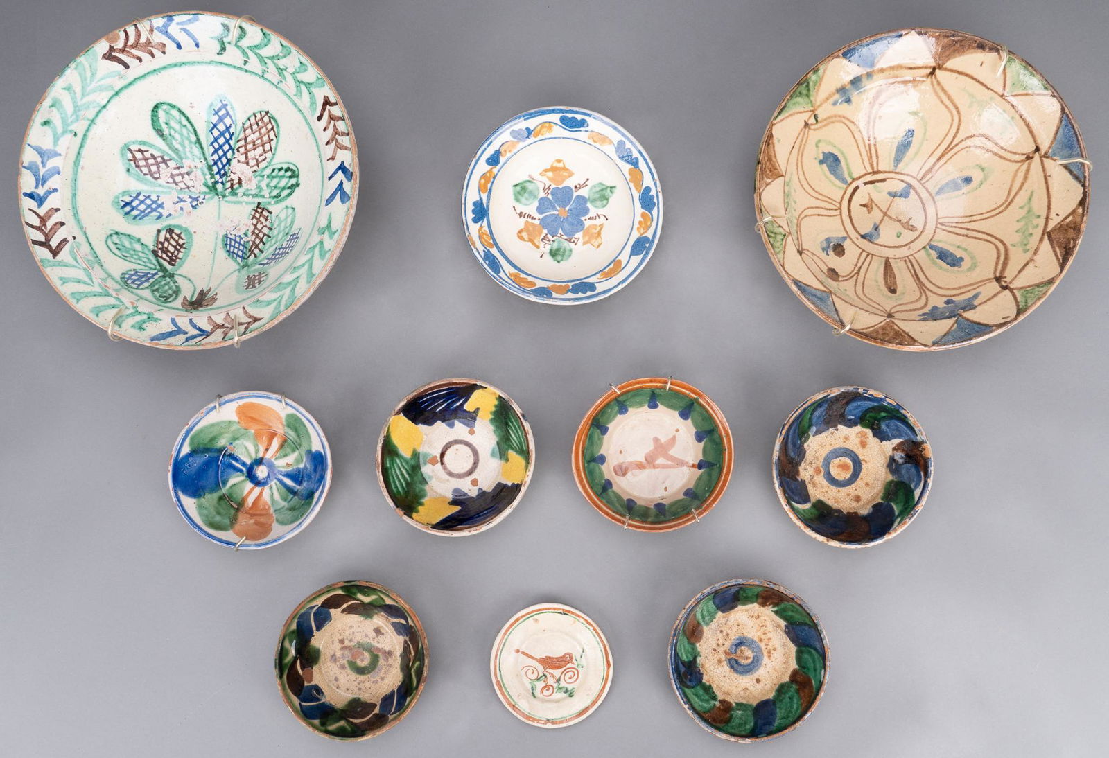 Collection of (10) Vintage Mexican Ceramic Bowls (1 of 9)