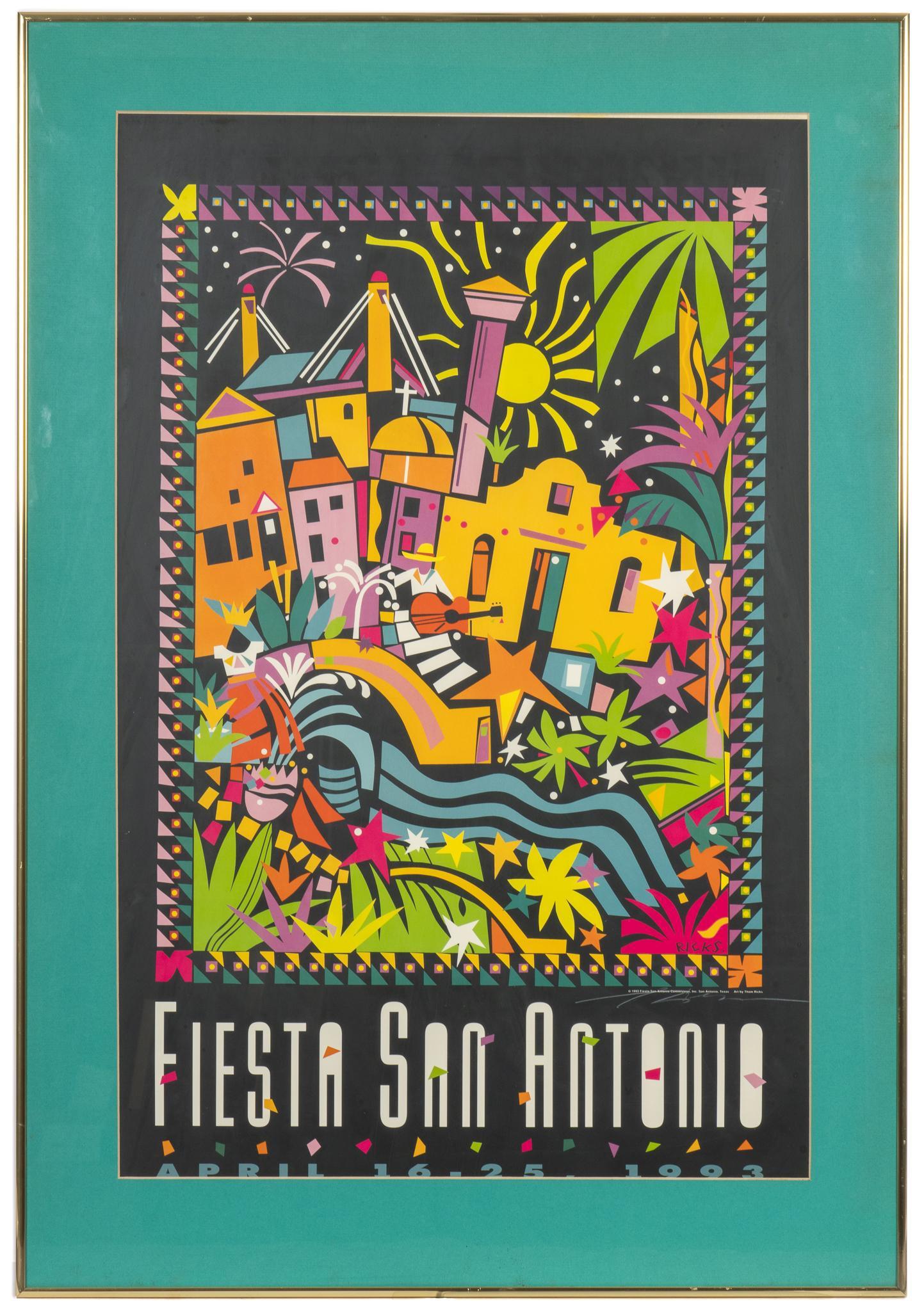 1995 Fiesta Poster, Signed (1 of 3)