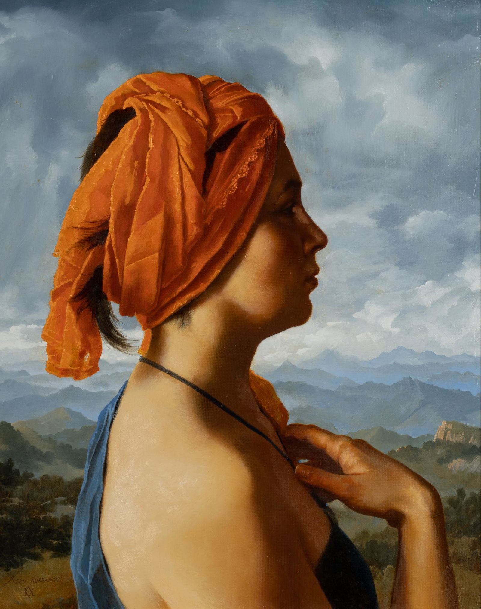 Arsen Kurbanov, "Orange Turban", 2004 (1 of 5)