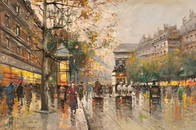 Antoine Blanchard, Jr., Paris in the Rain