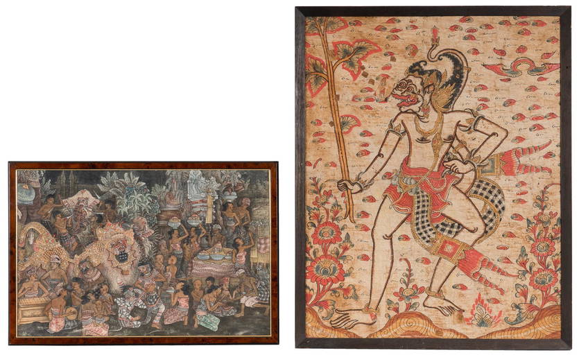 (2) Southeast Asian Artworks