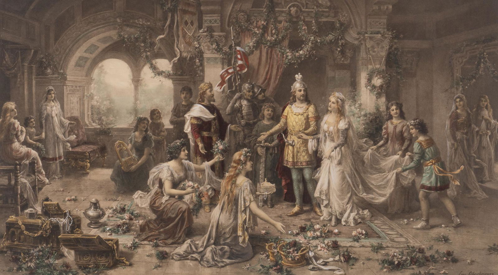 After Oberhauser, "The Royal Wedding of Lohengrin" (1 of 4)