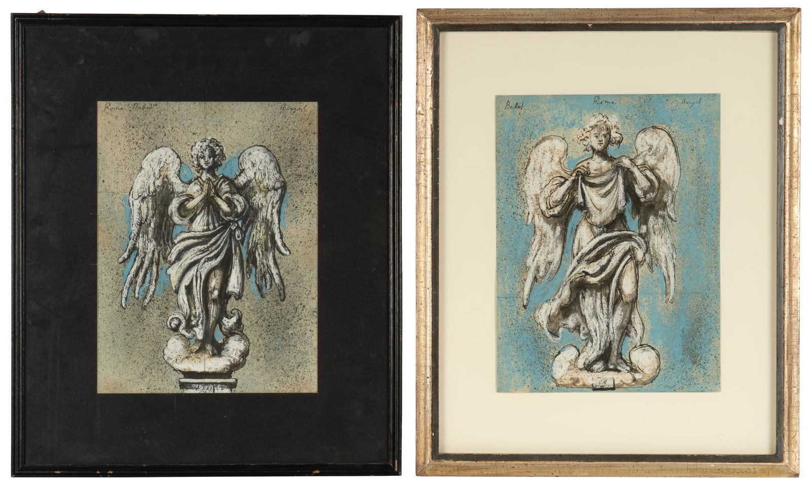 Eugene Berman, (2) Angel Motifs, 1955 (1 of 15)