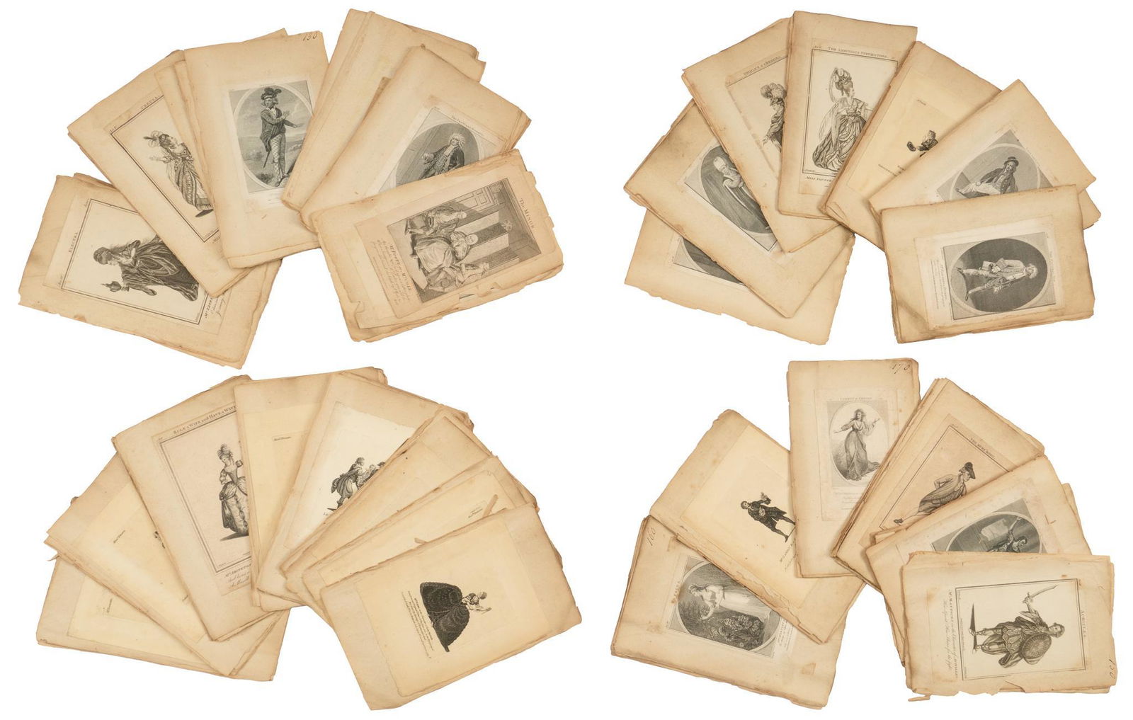 Satirical Characters, ca. 18th-19th C. (1 of 5)