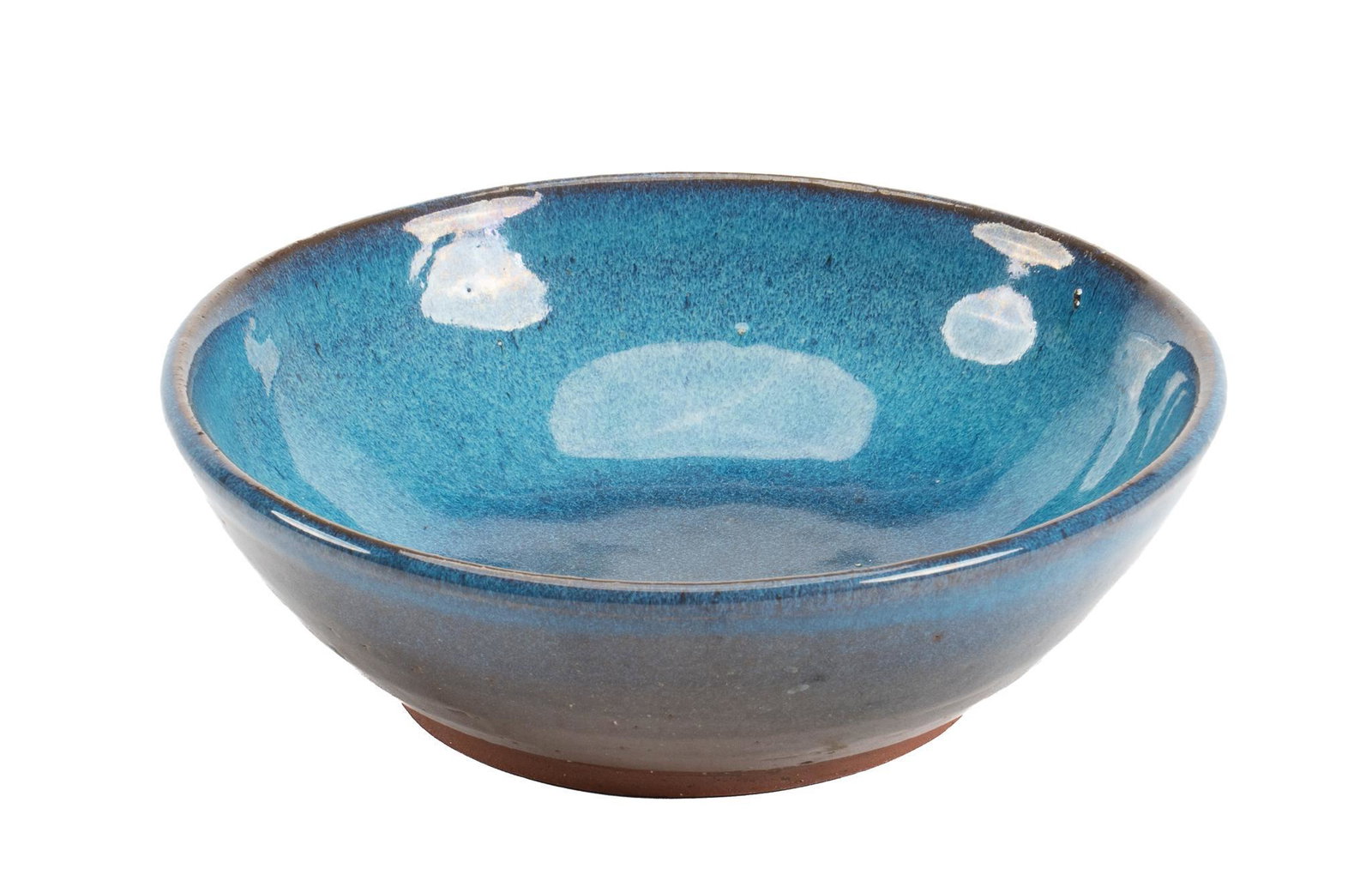 Harding Black, Glazed Bowl, 1991: Harding Black (1912-2004, Texas), blue glazed bowl, 1991 height 2 in. x diameter 6 in. Provenance: A San Antonio, Texas collection We happily provide seamless shipping services on everything we sell. 