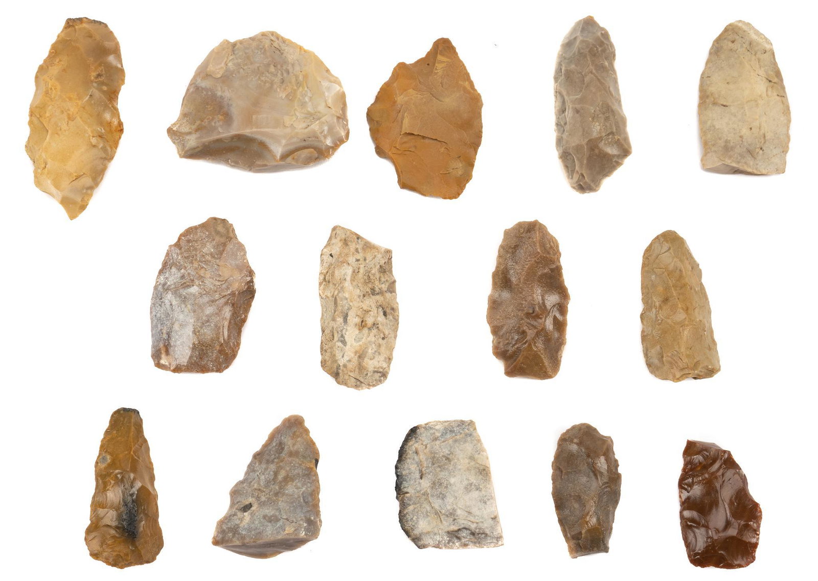 Collection of (14) Wilson County, Texas Clear Fork Gouge Tools: Collection of fourteen Wilson County, Texas clear fork gouge tools Provenance: A San Antonio, Texas collection We happily provide seamless shipping services on everything we sell. Please email us at s