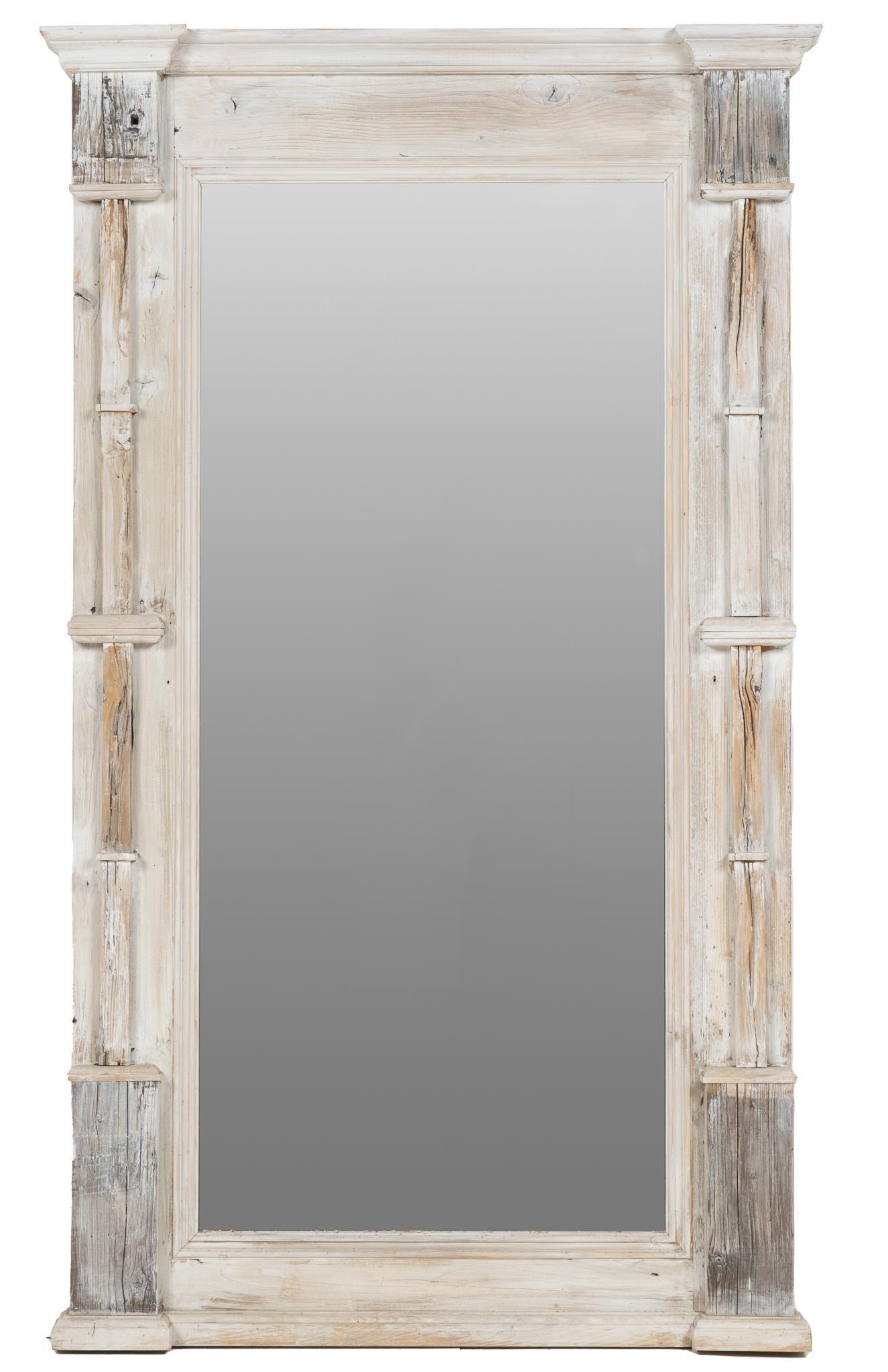 Rustic Full Length Mirror: Rustic full length mirror height 75.5 in. x width 45 in. x depth 5 in. We happily provide seamless shipping services on everything we sell. Please email us at shipping@vogtauction.com or call 21