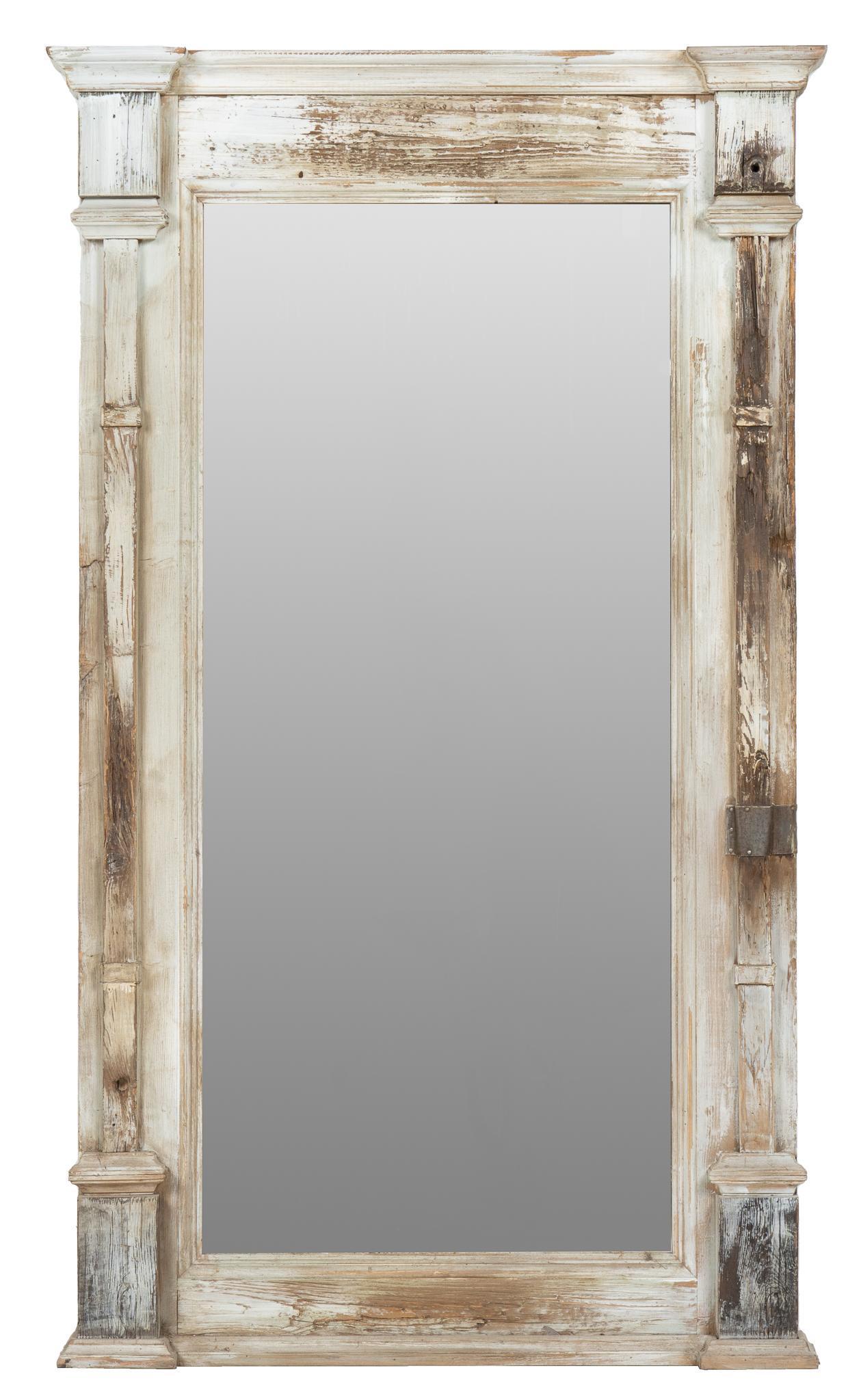 Rustic Full Length Mirror: Rustic full length mirror height 75.5 in. x width 44.5 in. x depth 5 in. We happily provide seamless shipping services on everything we sell. Please email us at shipping@vogtauction.com or call