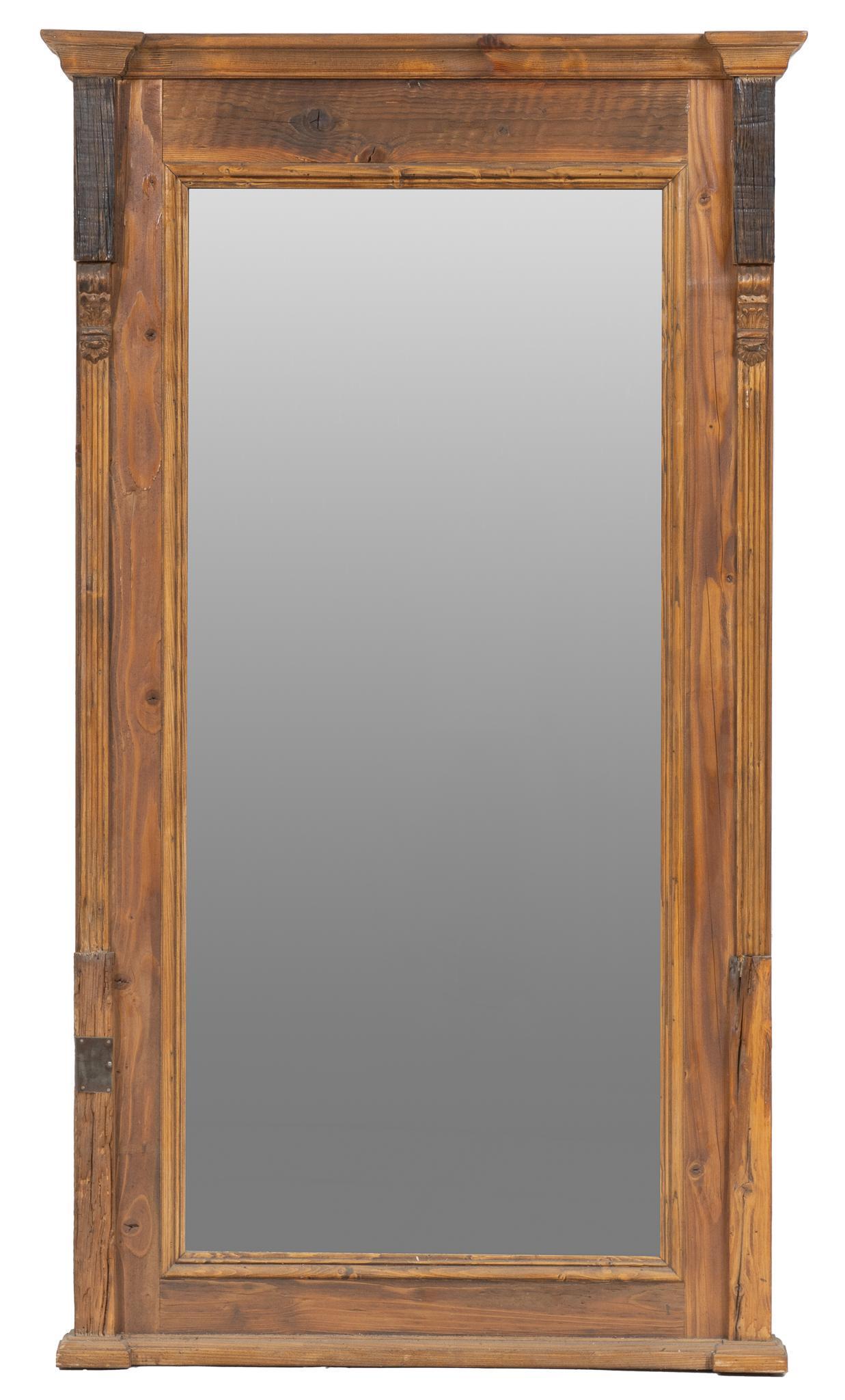 Rustic Full Length Mirror: Rustic full length mirror height 75.5 in. x width 43 in. x depth 5 in. We happily provide seamless shipping services on everything we sell. Please email us at shipping@vogtauction.com or call 21