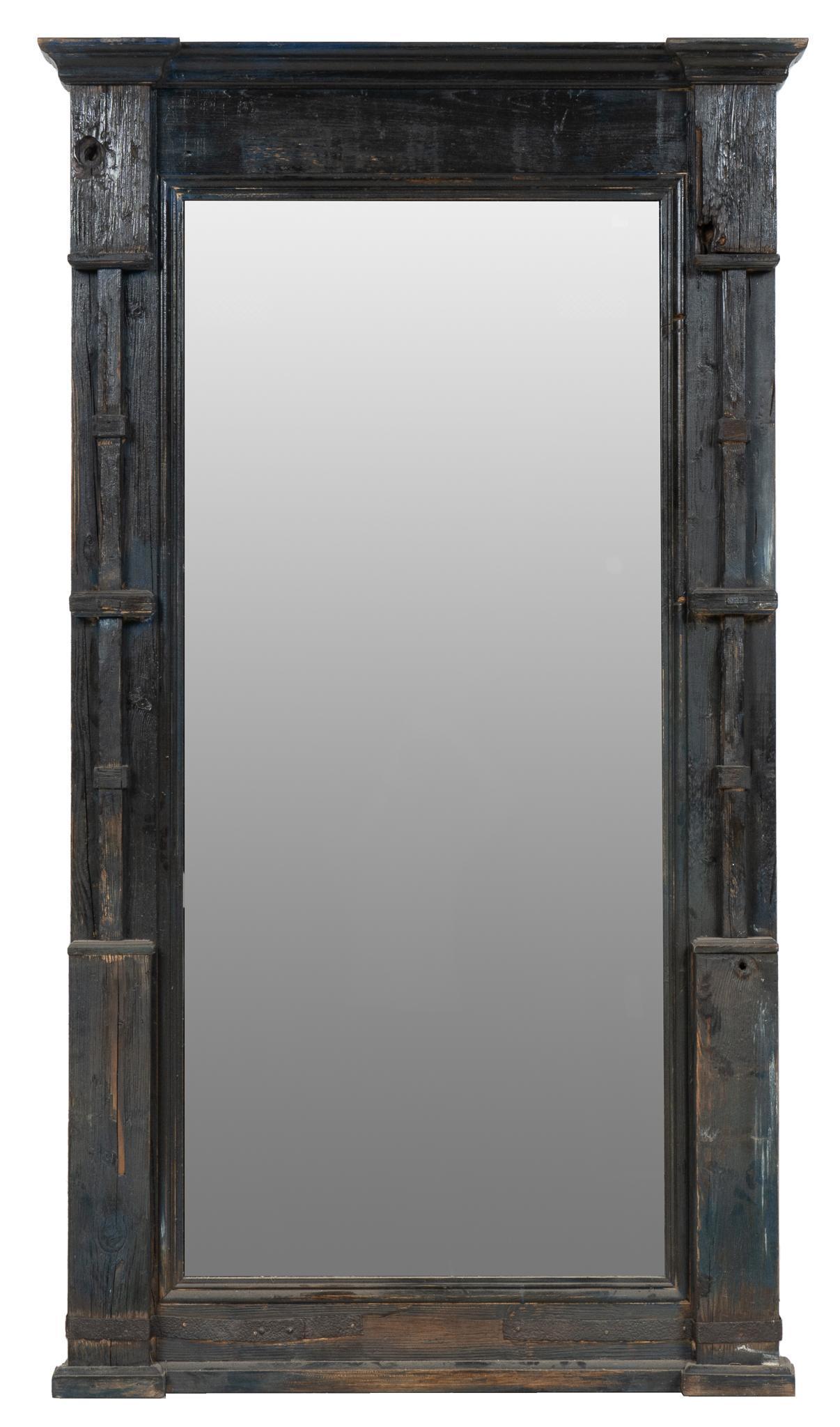 Rustic Full Length Mirror: Rustic full length mirror height 75.5 in. x width 43 in. x depth 5 in. We happily provide seamless shipping services on everything we sell. Please email us at shipping@vogtauction.com or call 210-