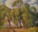 Harry Anthony DeYoung, "Limpia Canyon Cottonwoods"