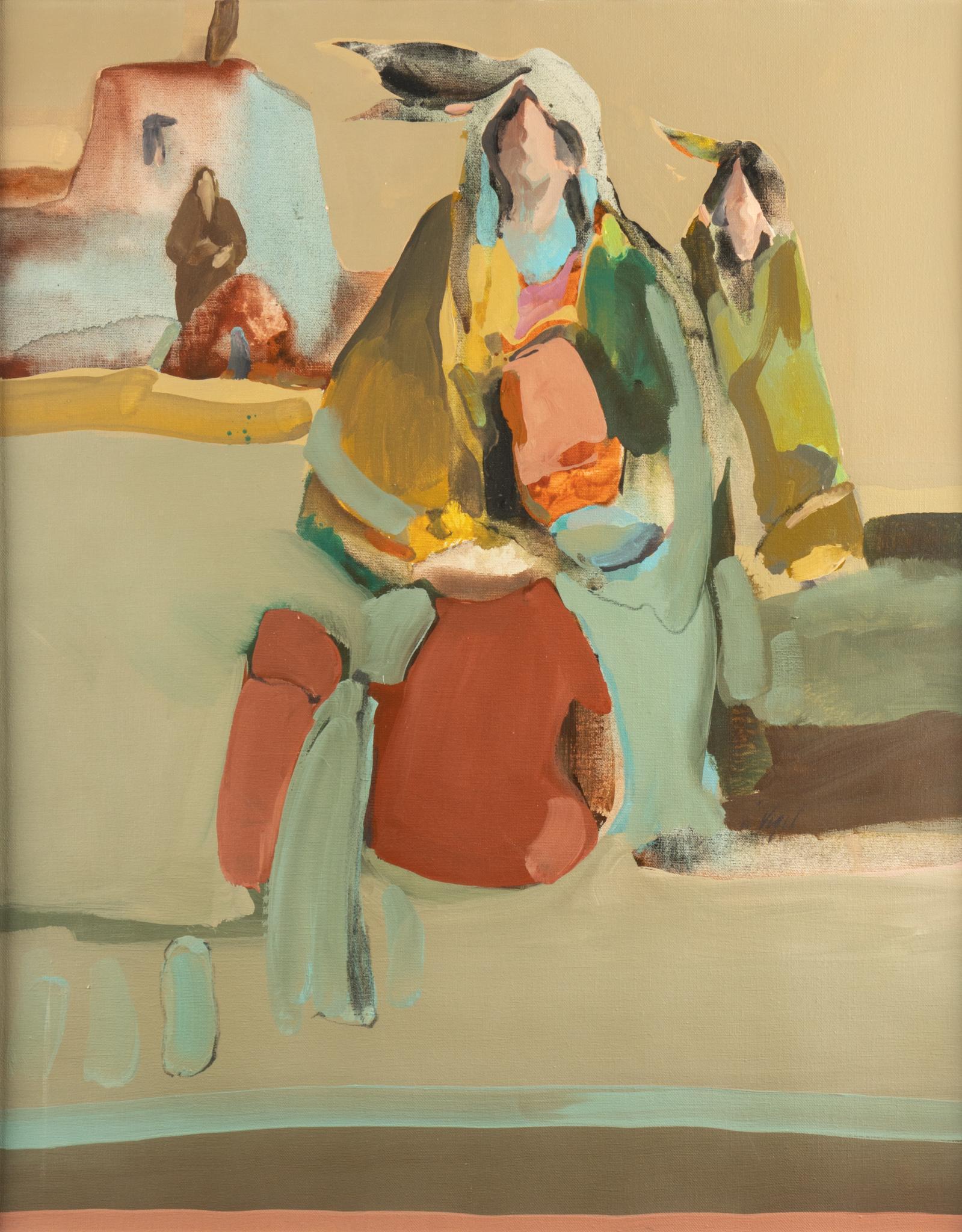 Veloy Vigil, Native American Scene (1 of 4)