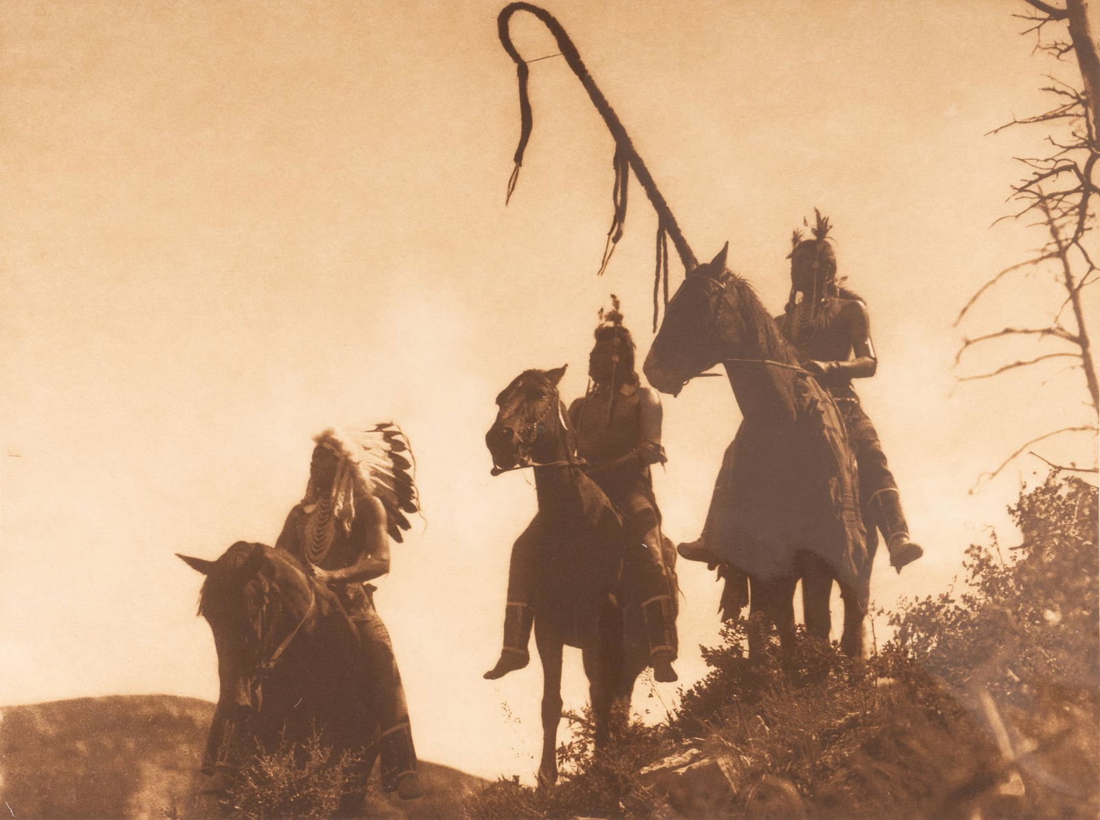 Edward Curtis, "Apsaroke War Group" (1 of 7)