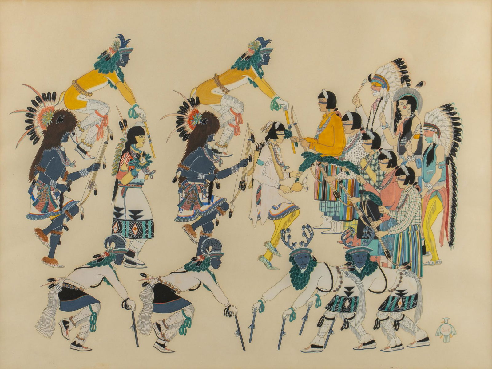Joe Herrera (See-Ru), Native American Dance Scene (1 of 4)