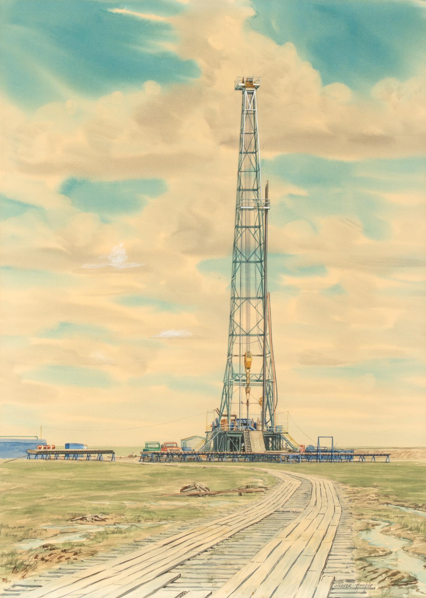Warner Hoople, East Texas Drill Rig (1 of 3)