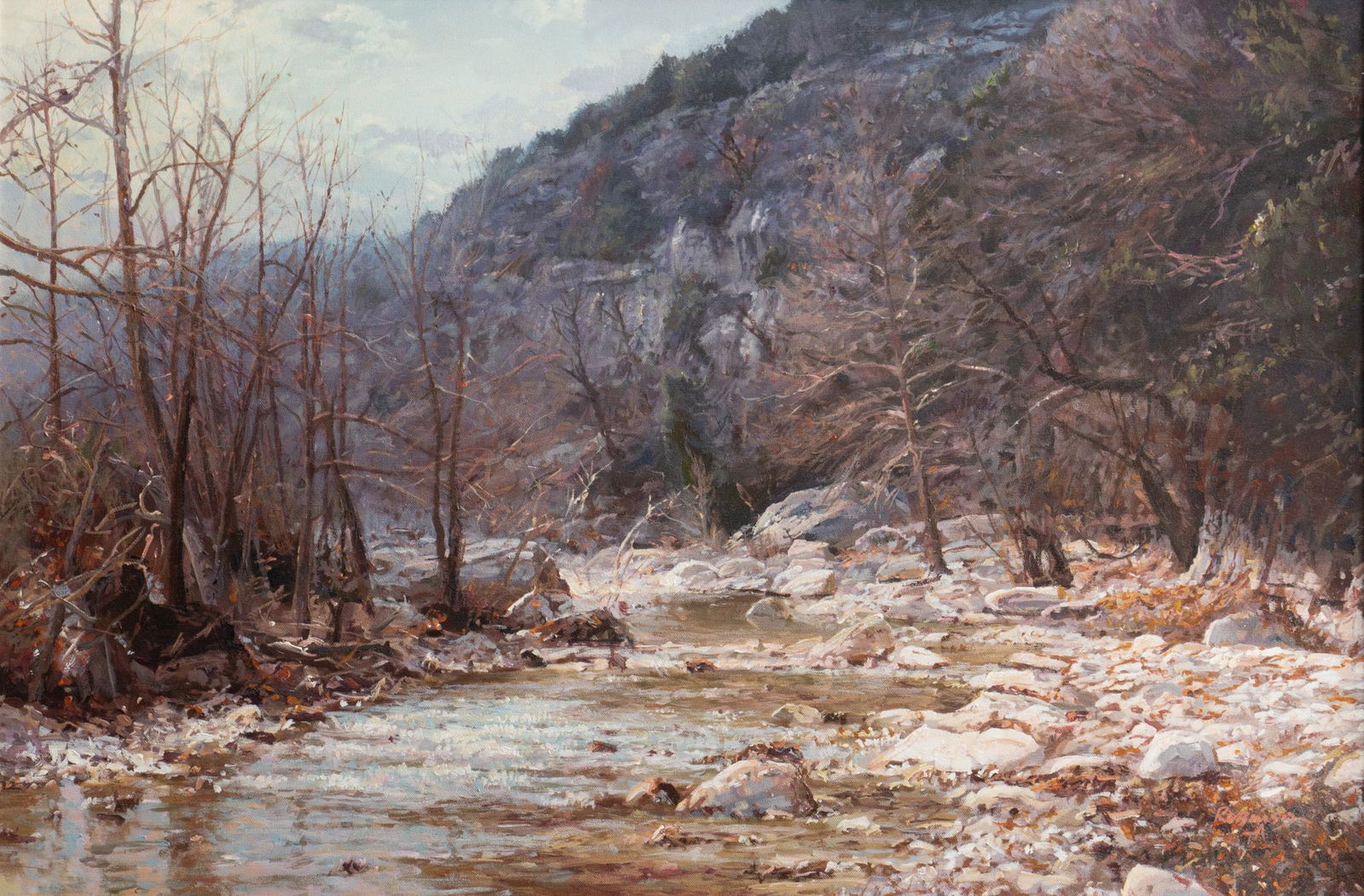 James Robinson, Hill Country Stream (1 of 4)