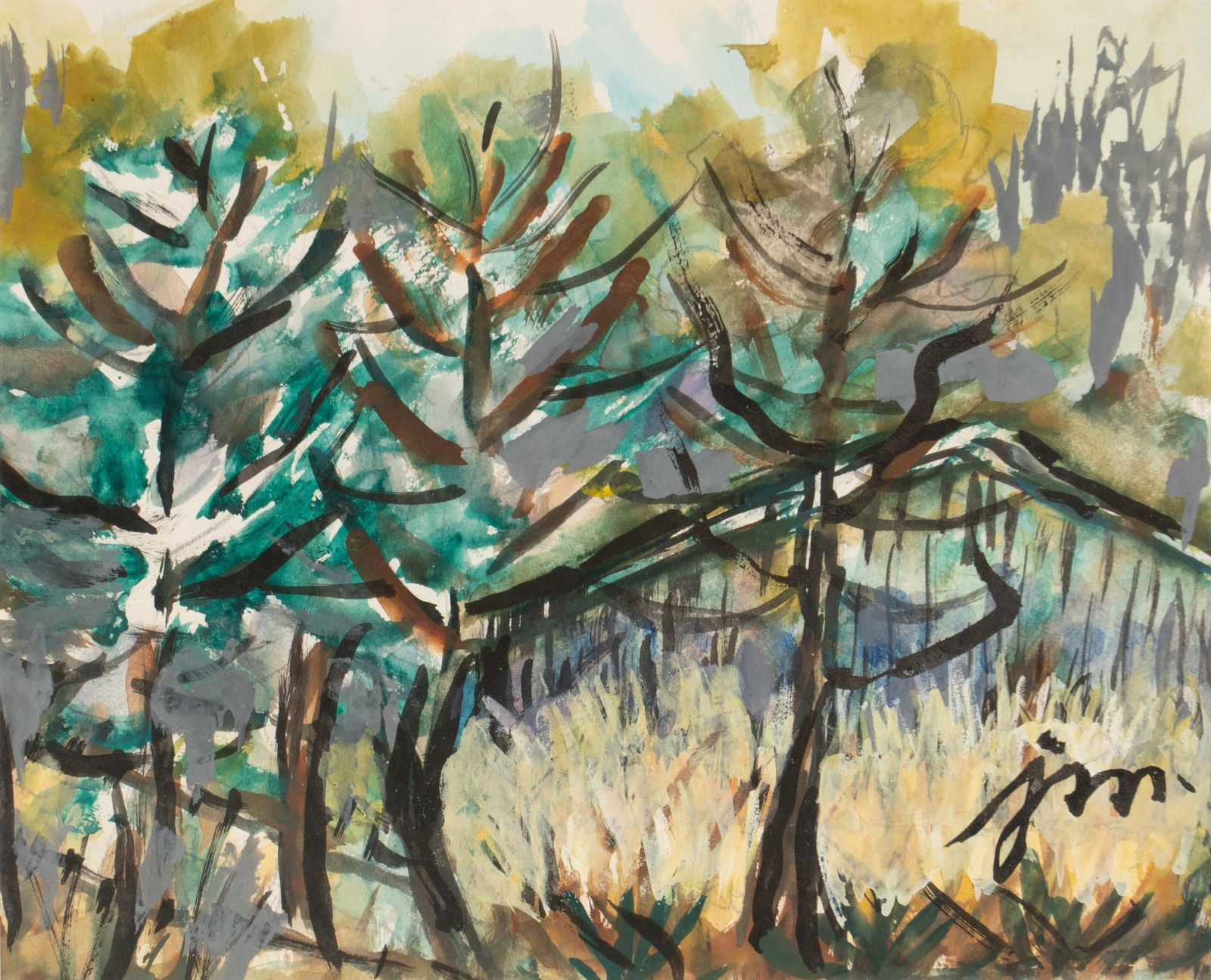 Josephine Mahaffey, Tree Scene (1 of 4)