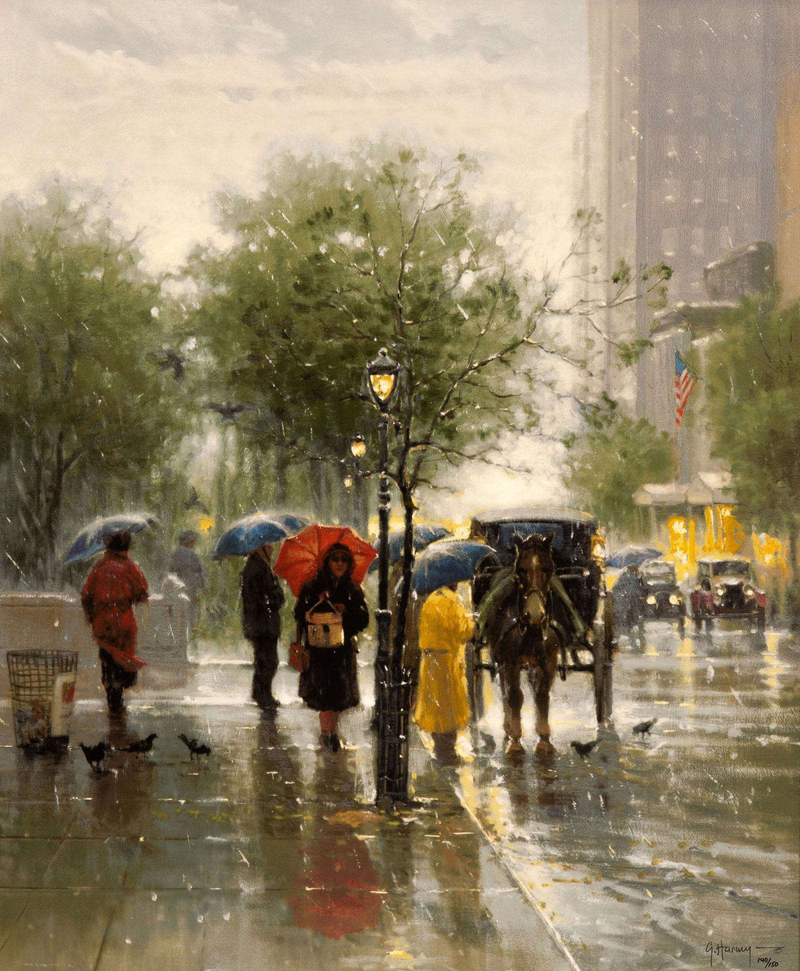 G. Harvey, "October Showers", Giclee (1 of 5)