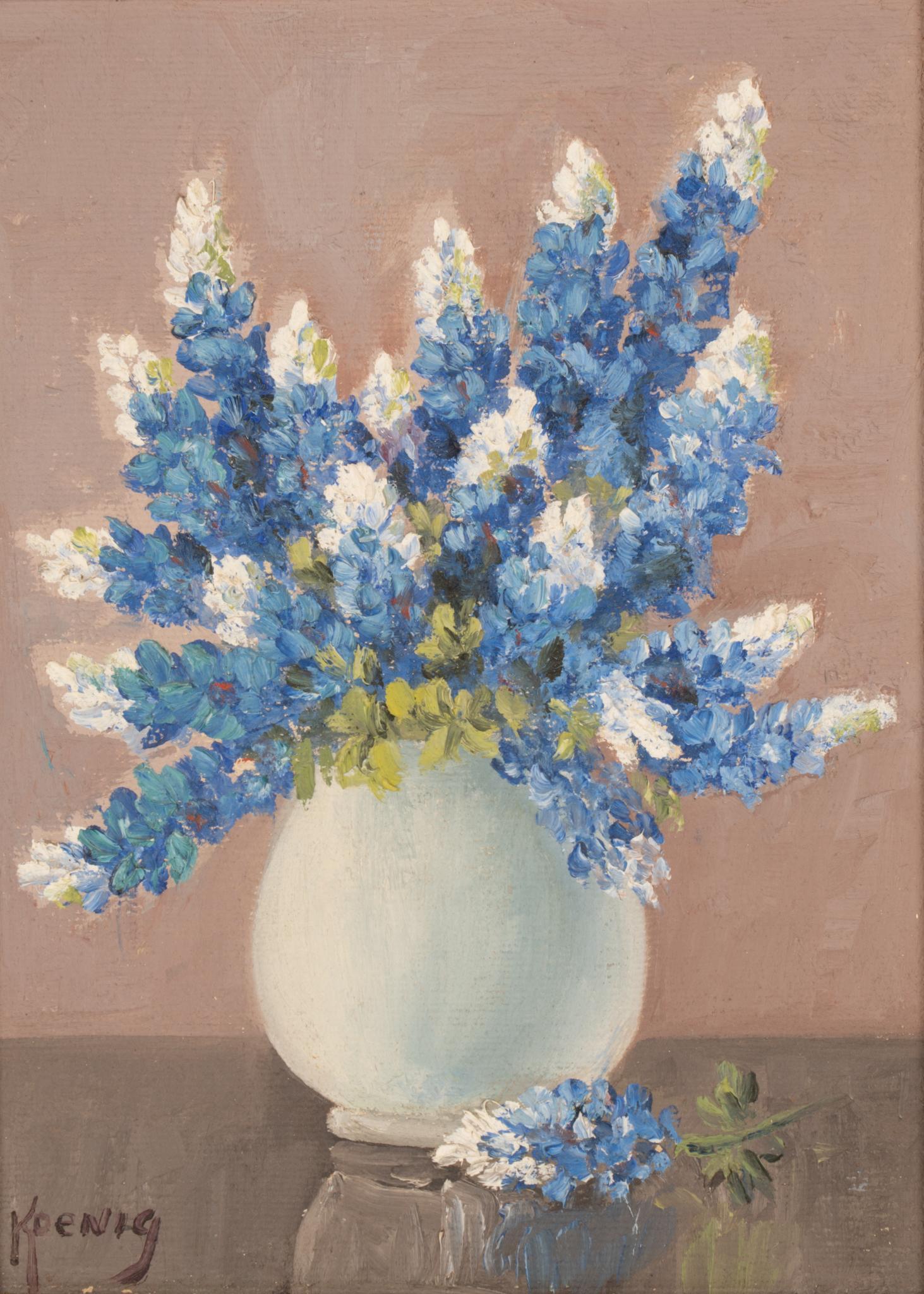 Ike Koenig, Vase of Bluebonnets (1 of 5)