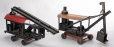 (2) Large Vintage Metal Toys