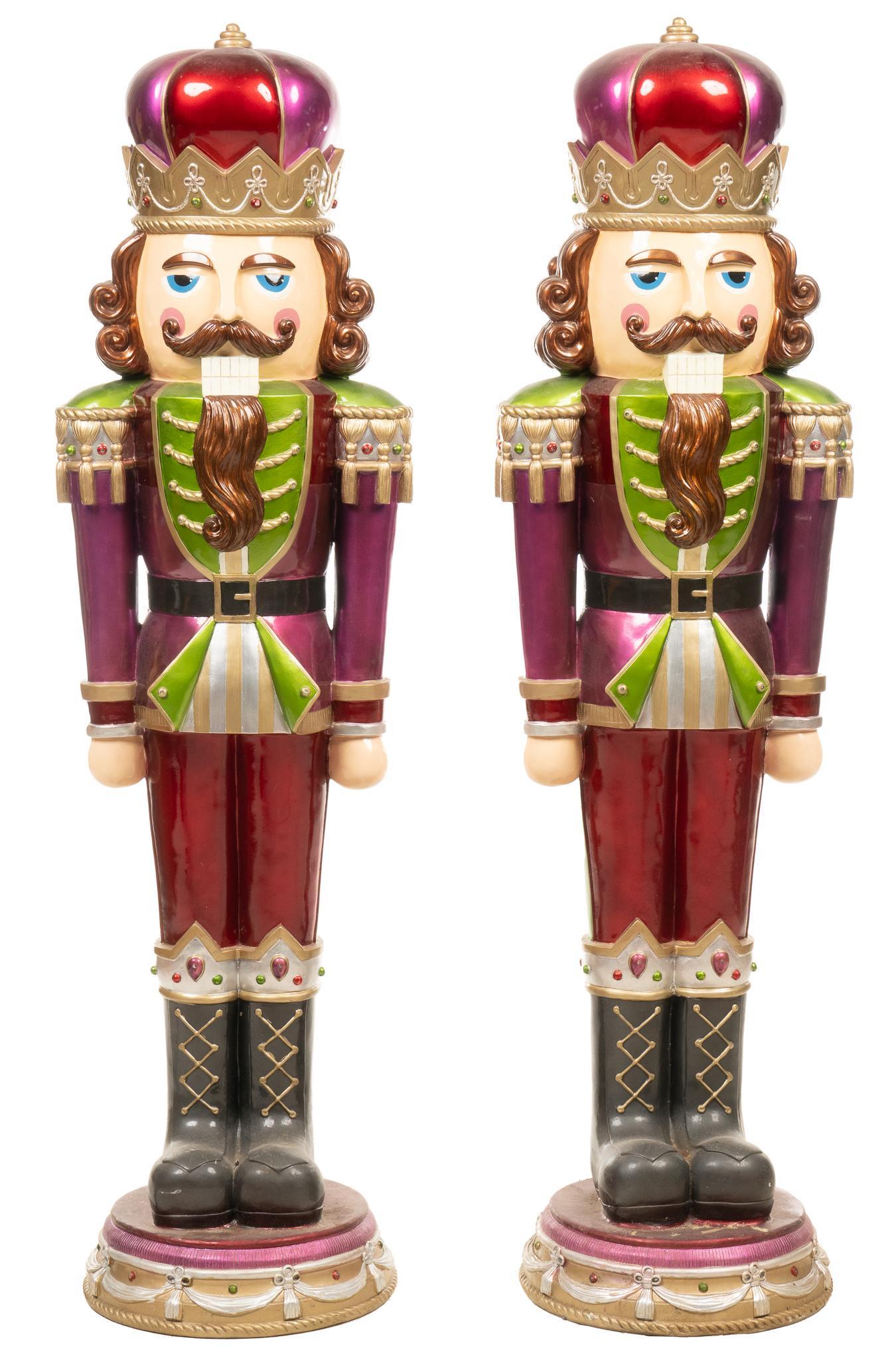 Pair Of Life Size Nutcrackers Auction