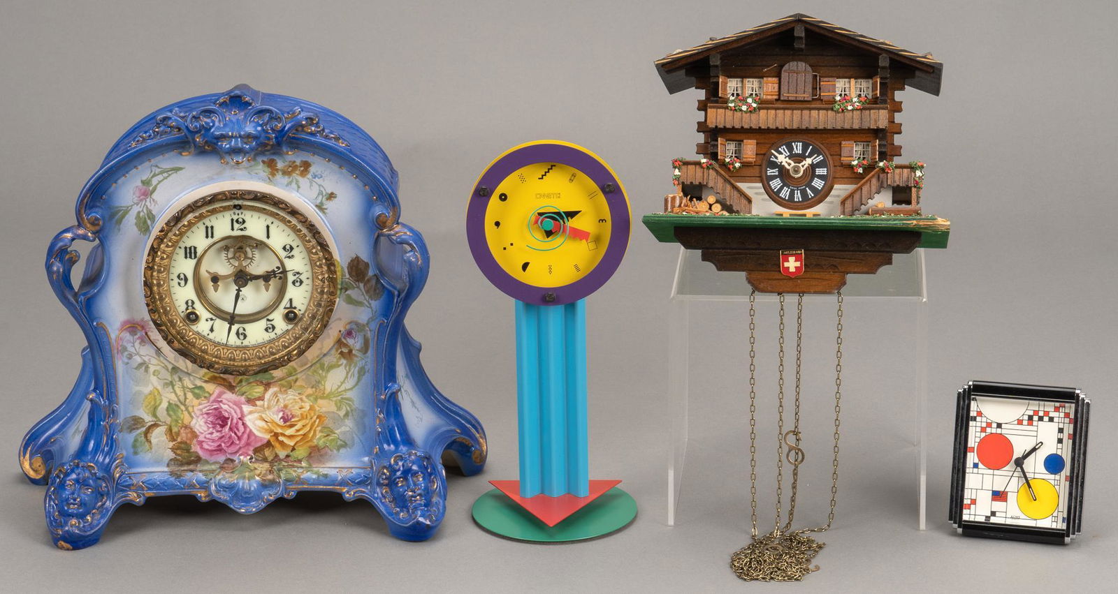 Group of (4) Clocks (1 of 12)