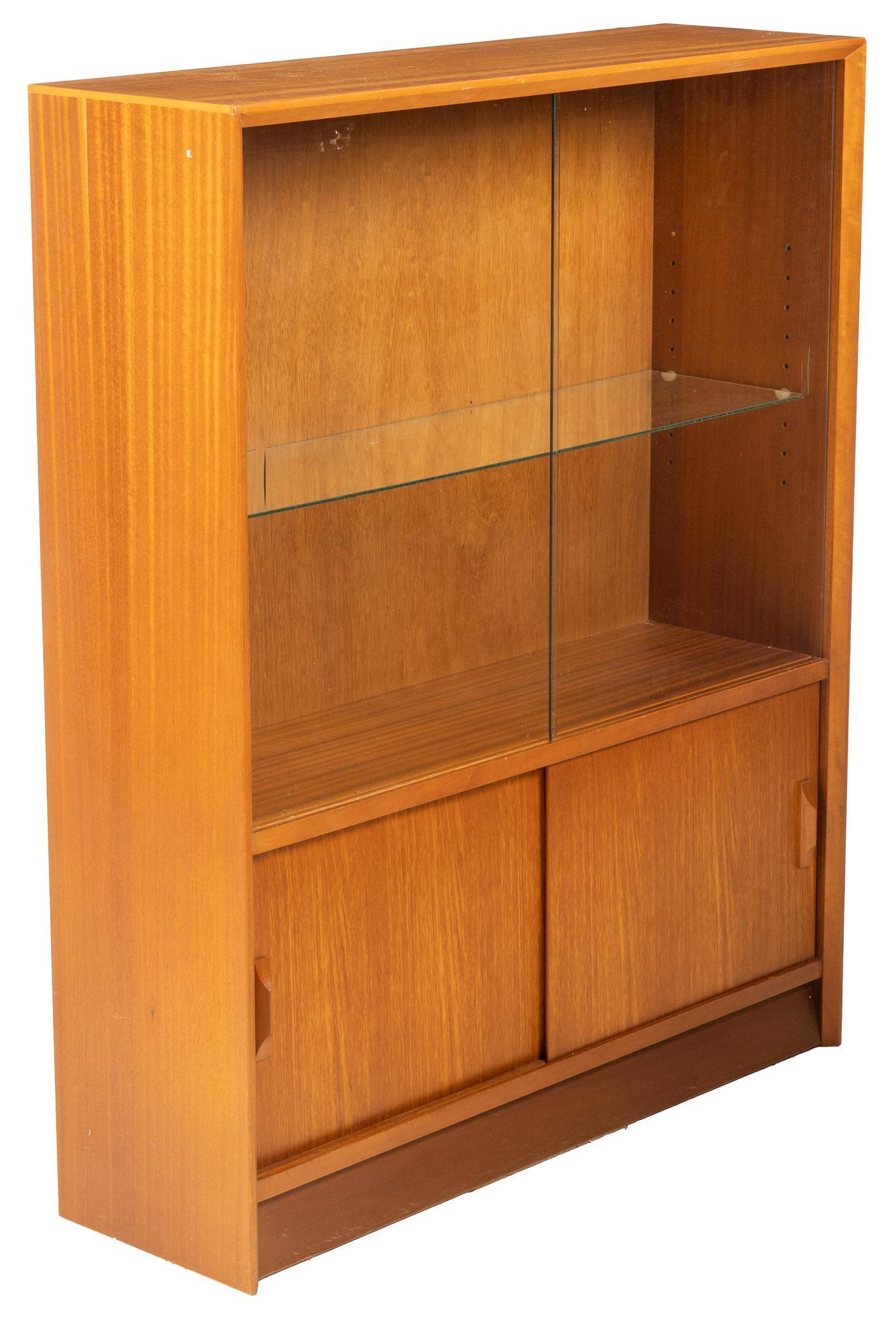 Midcentury Gibbs Glass Front Bookcase Auction