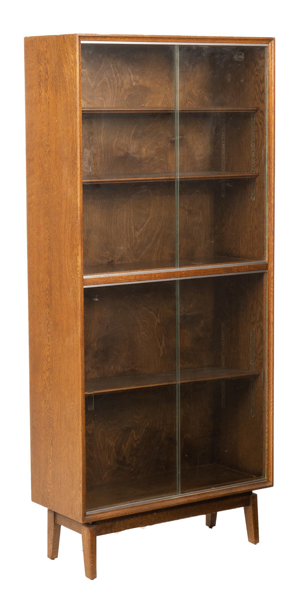 Mid-Century Glass Front Bookcase (1 of 5)
