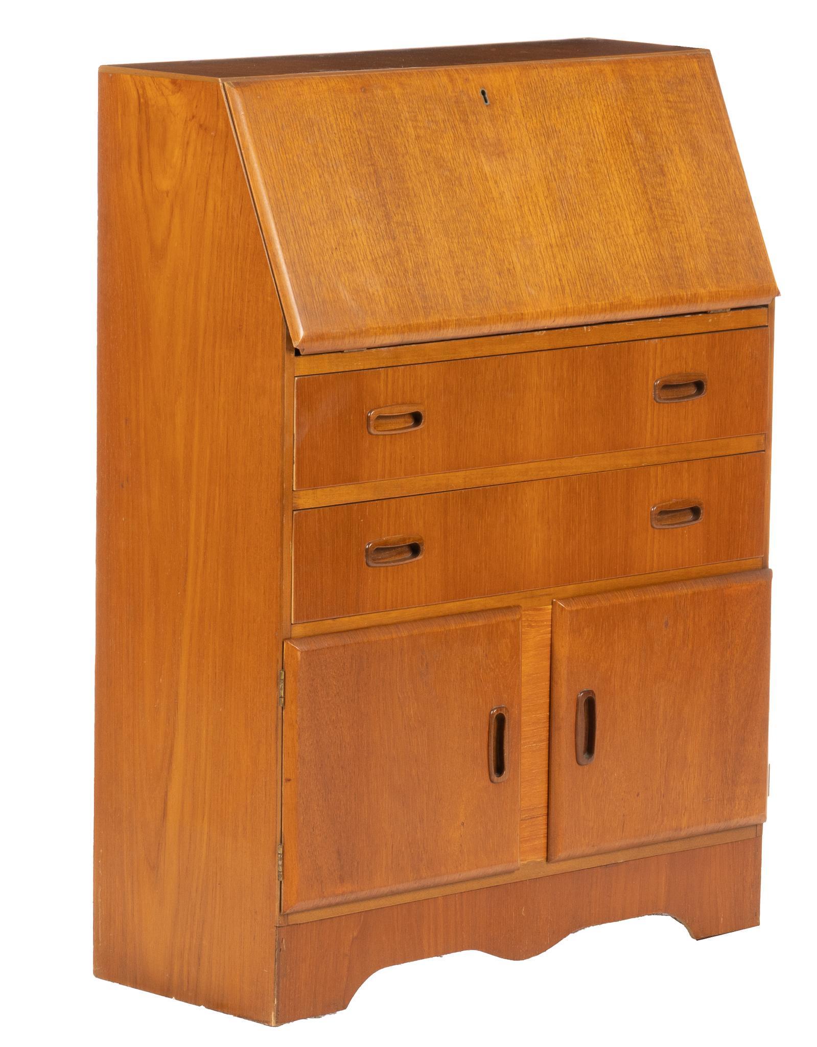 Mid-Century Slant Top Secretary Desk (1 of 5)