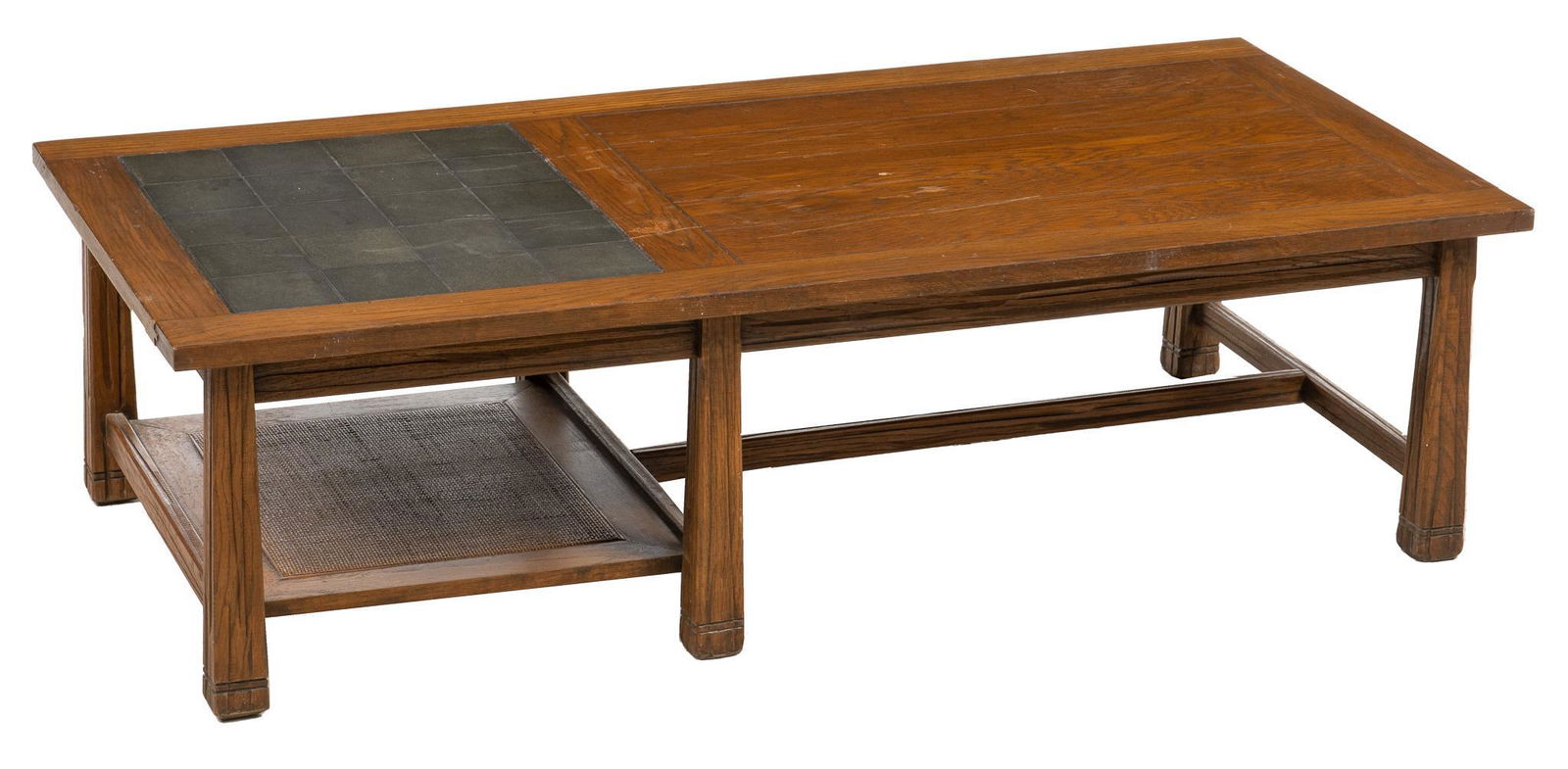 Mission Style Tile Top Coffee Table (1 of 5)