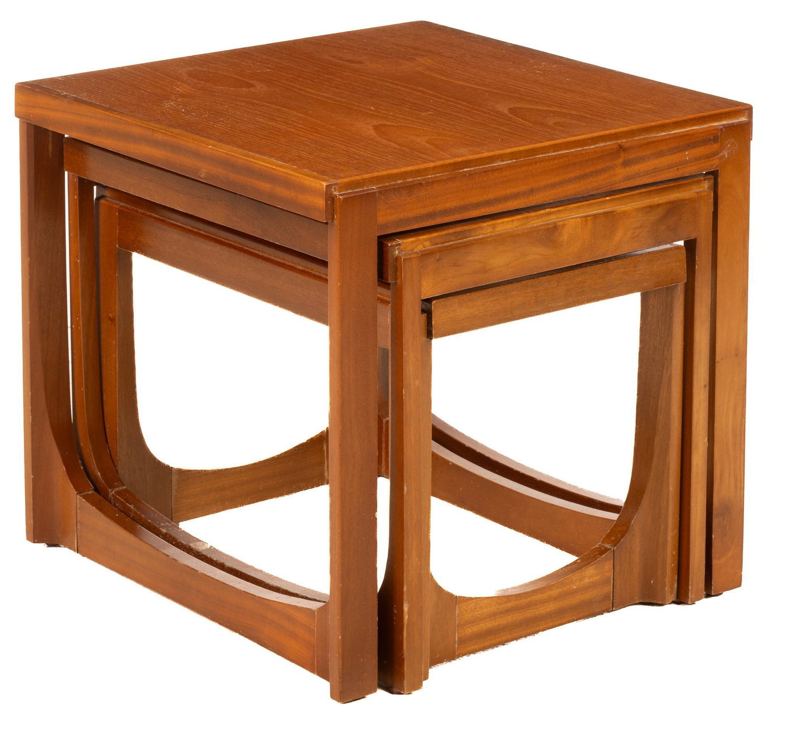 Set of (3) Mid-Century Nesting Tables (1 of 7)