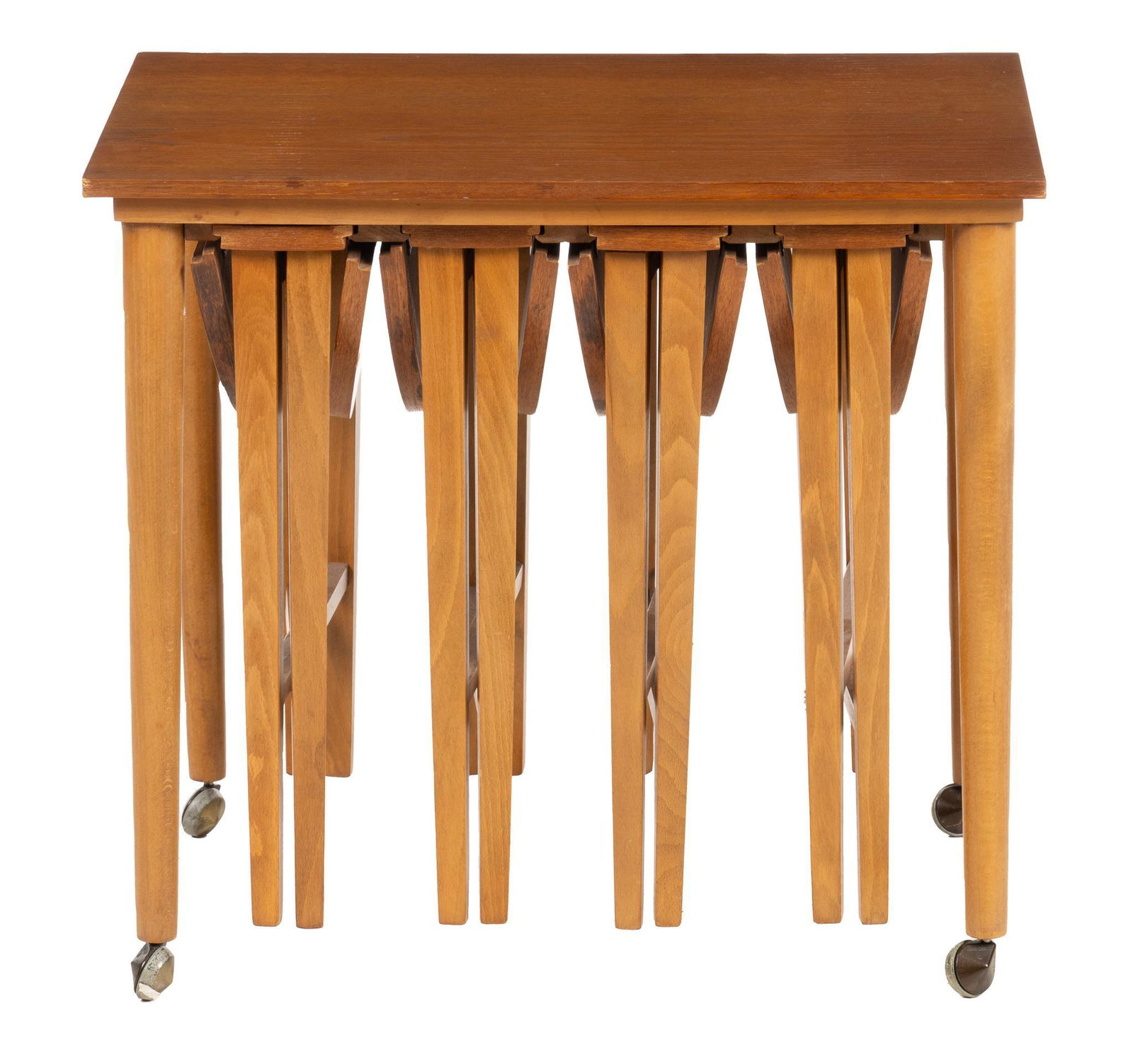 Nest of (5) Mid-Century Tables (1 of 5)