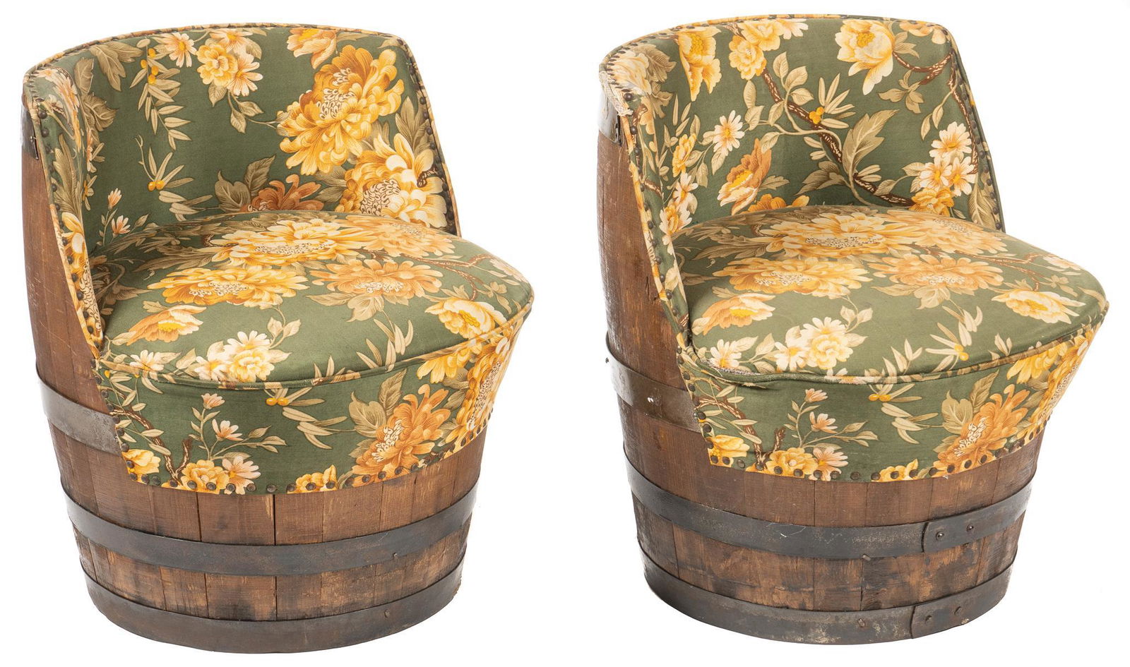 Pair of Reclaimed Barrel Children's Chairs (1 of 5)