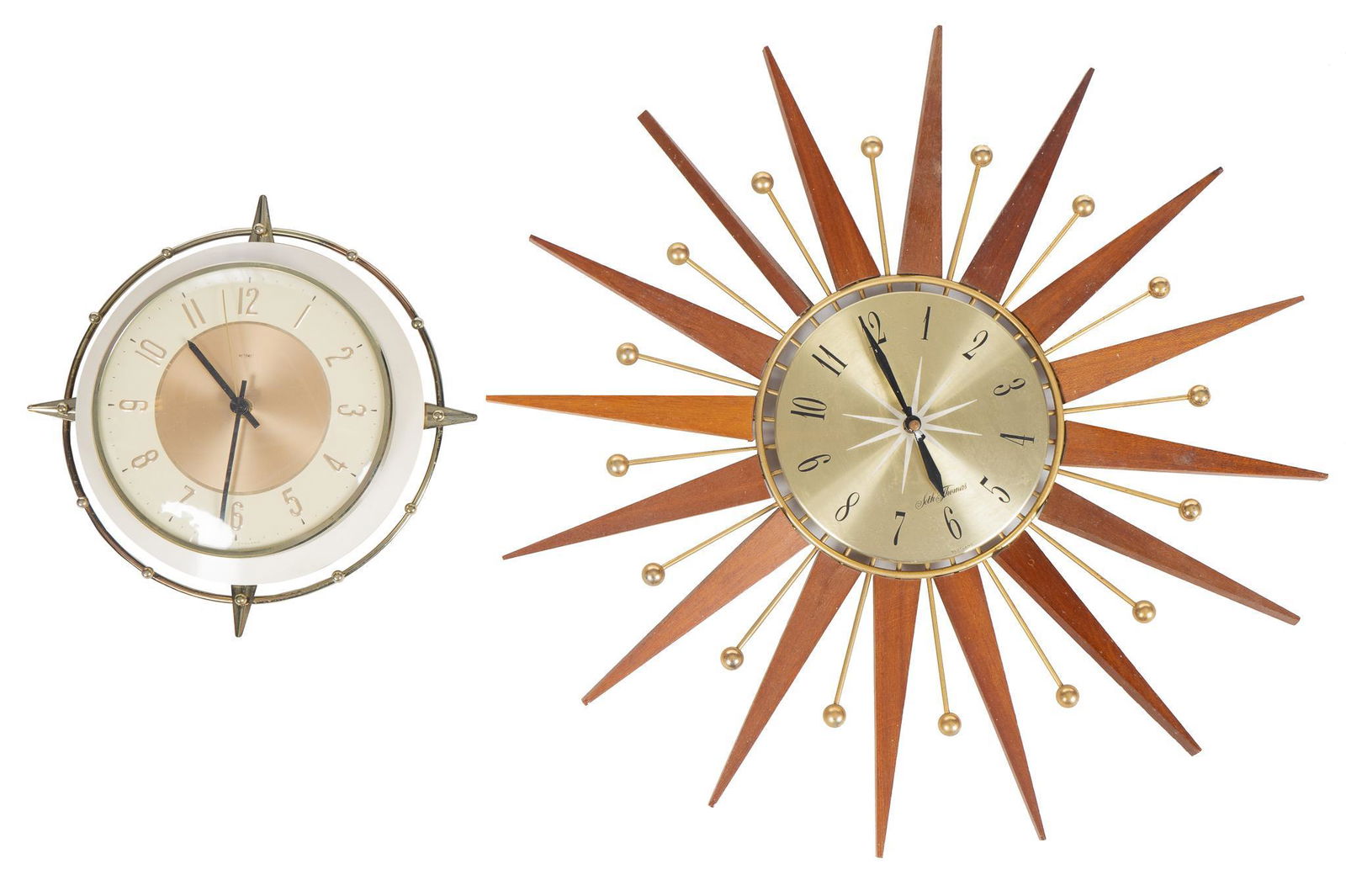 (2) Mid-Century Clocks (1 of 5)