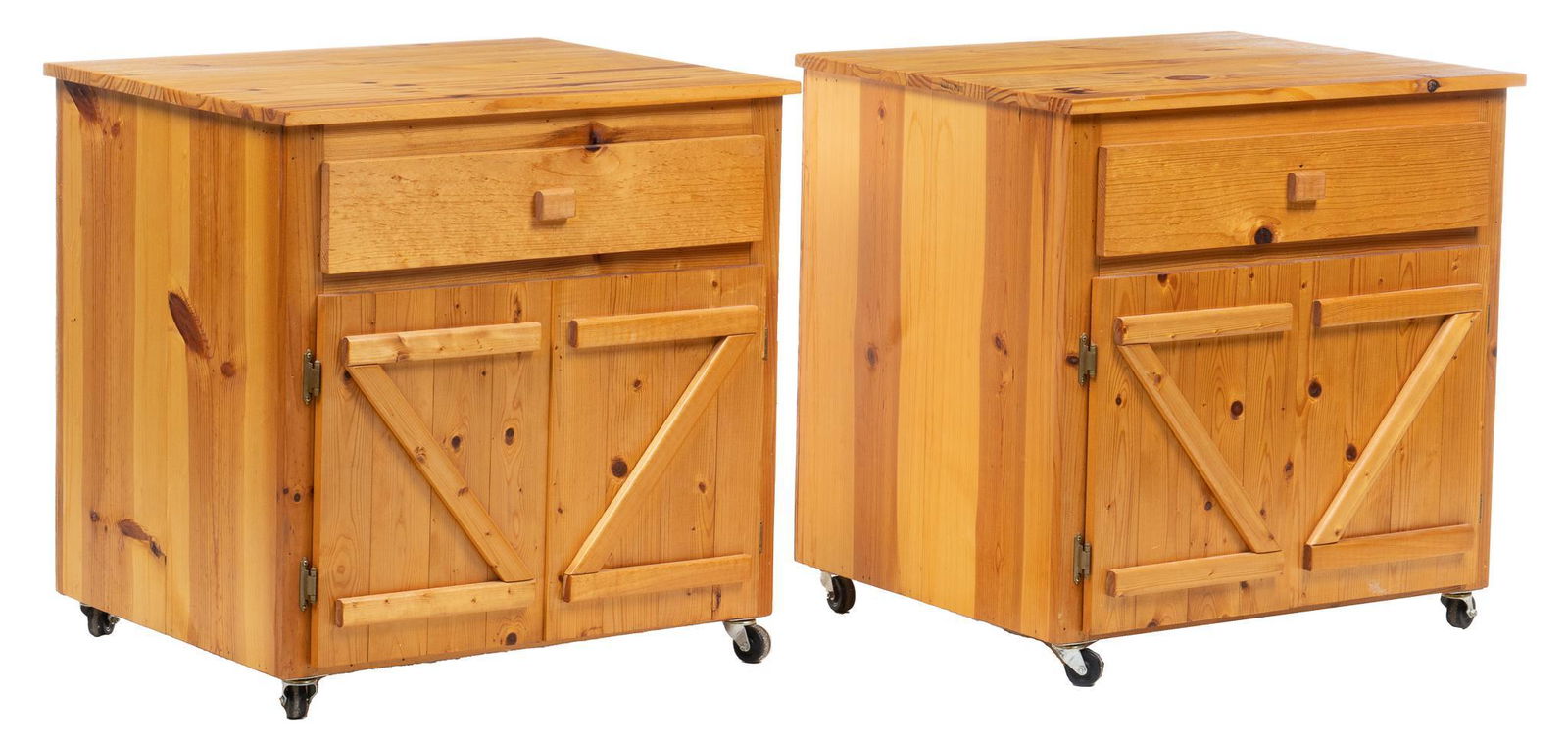 Pair of Ranch Style End Tables (1 of 5)