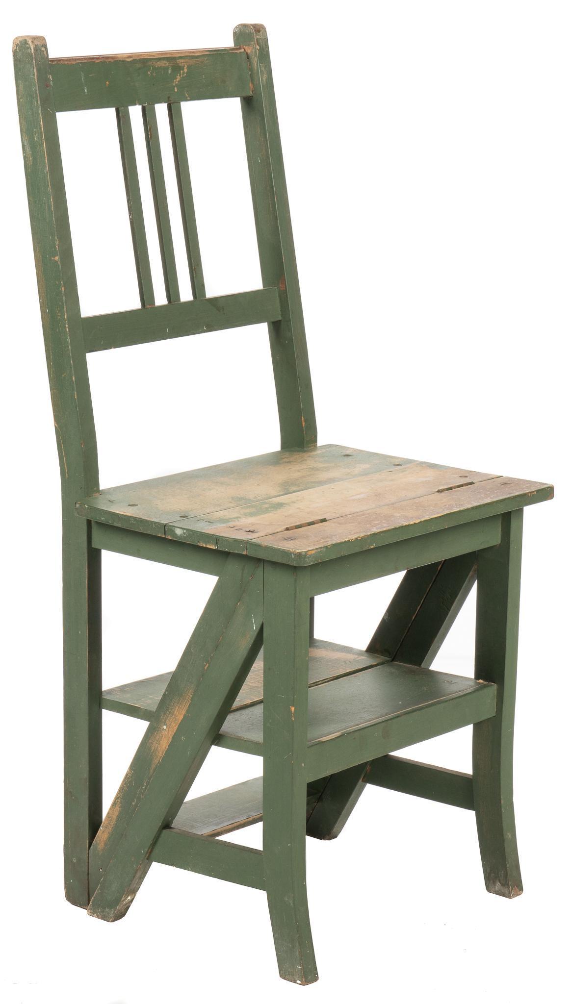 Vintage Library Ladder Chair (1 of 8)