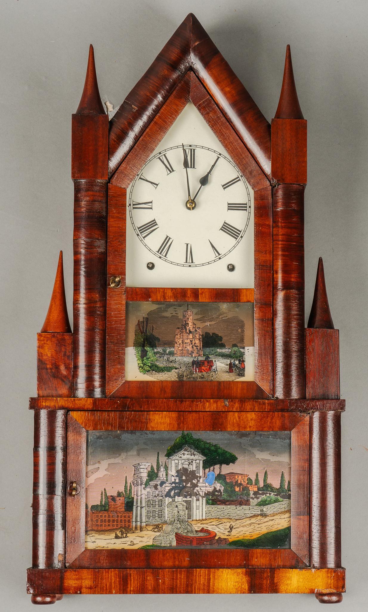 Elias Ingram Double Steeple Wall Clock (1 of 7)