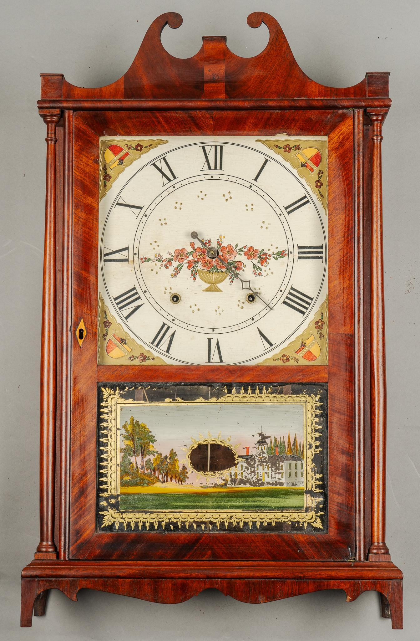 Pillar & Scroll Shelf Clock (1 of 6)