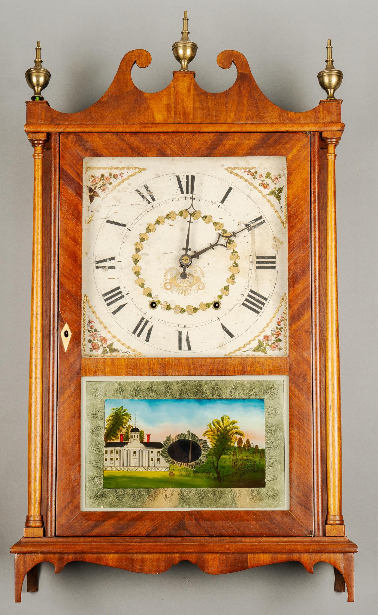 Eli Terry Pillar & Scroll Shelf Clock (1 of 6)