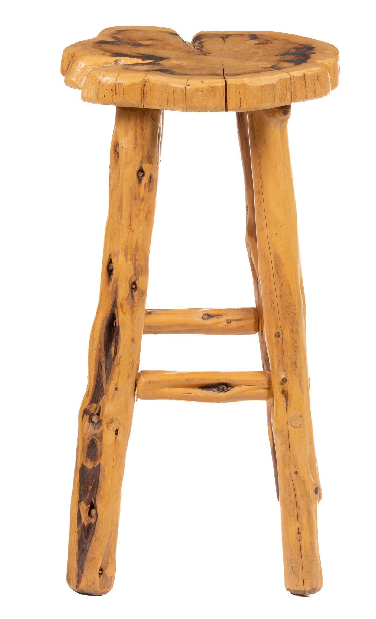Live Edge Bar Stool Auction