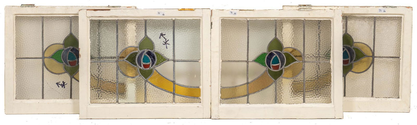 (4) Stained Glass Window Panels (1 of 5)