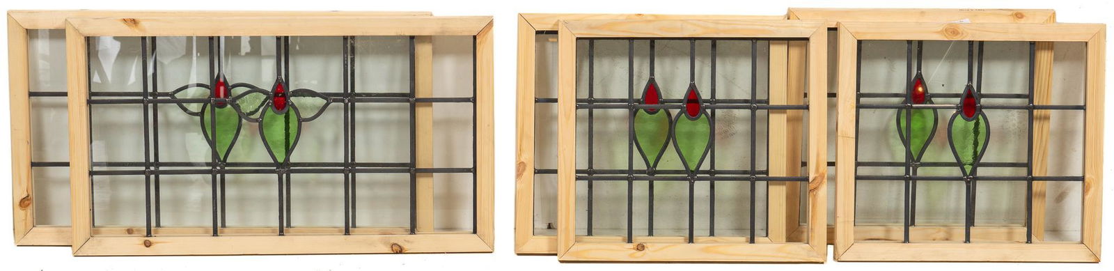 (6) Stained Glass Window Panels (1 of 5)