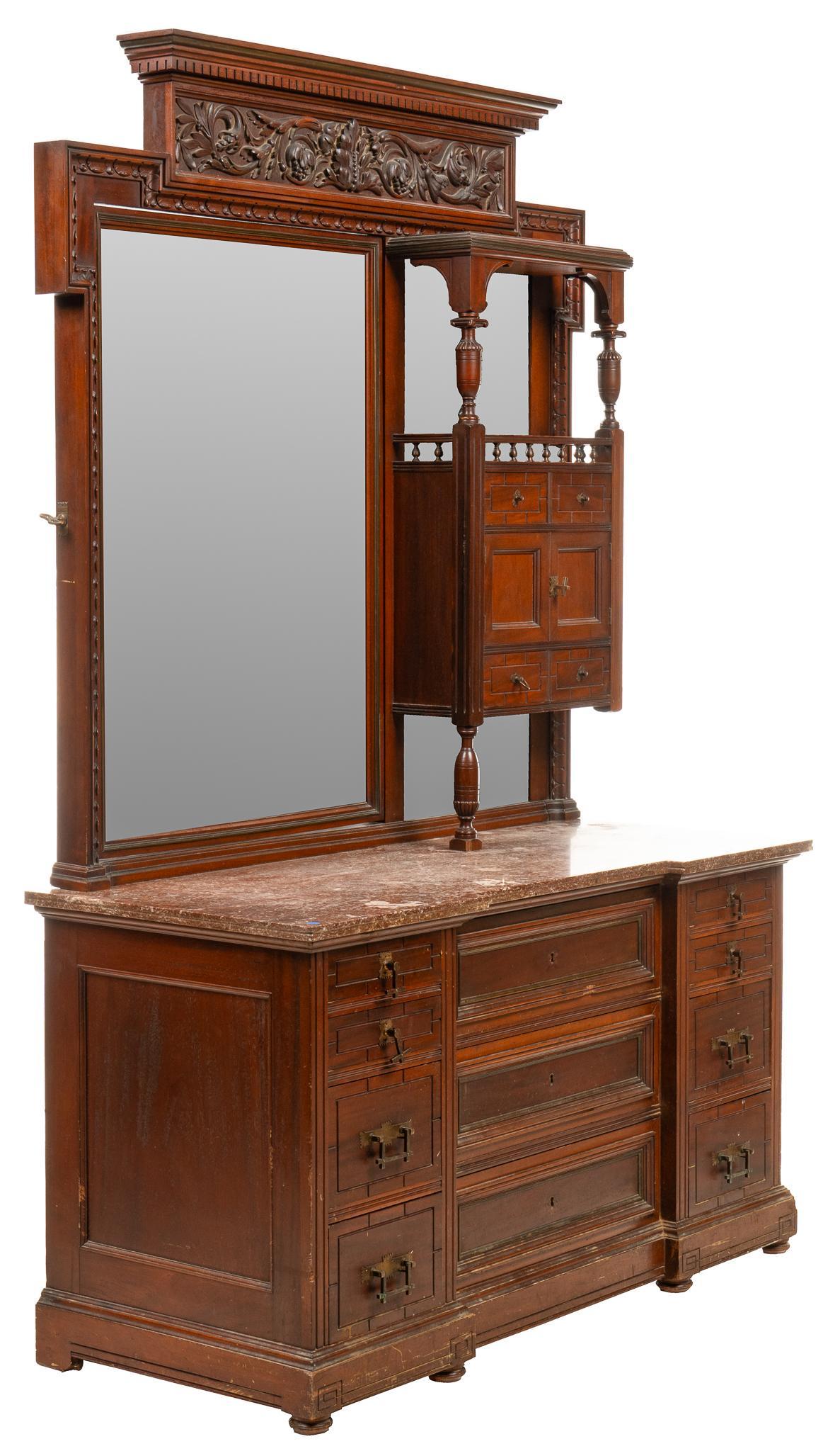 Marble Top Dressing Vanity (1 of 5)