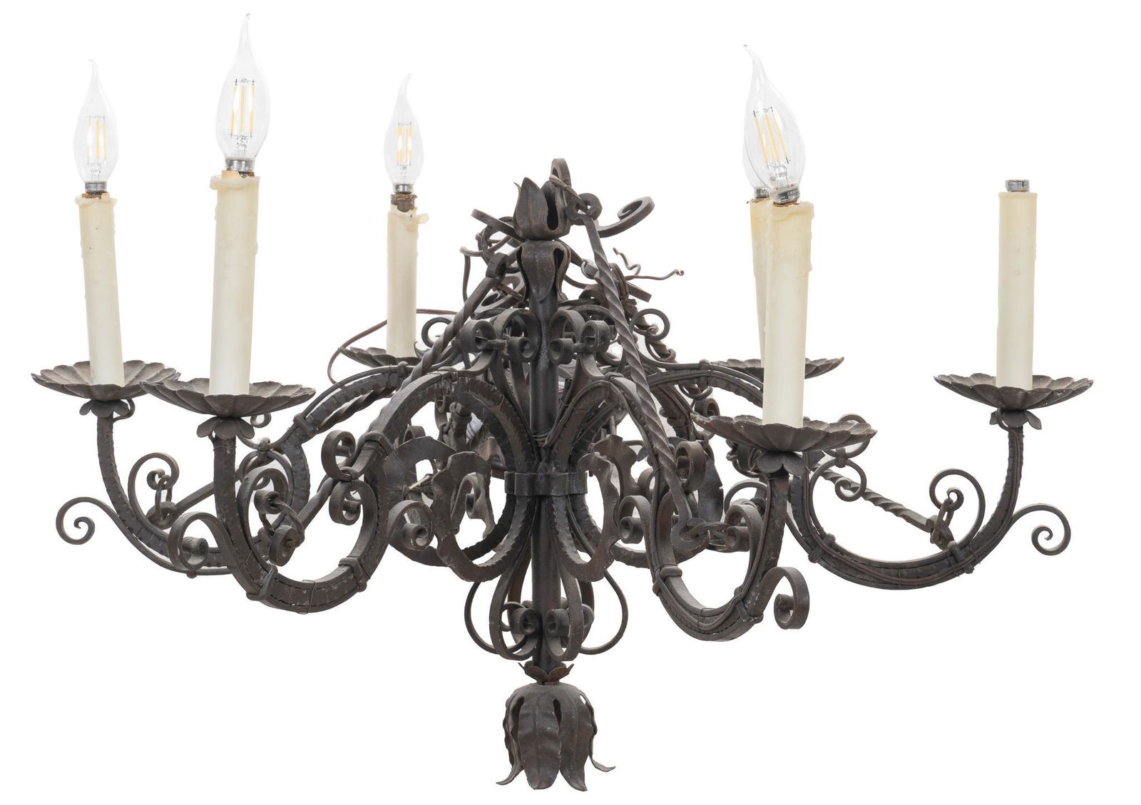 Wrought Iron Chandelier (1 of 4)