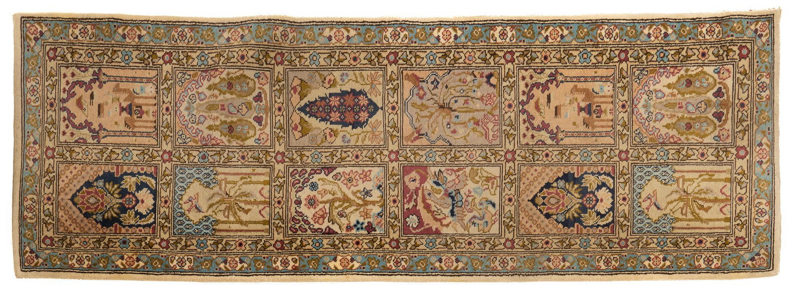 Estate Rug, 7 ft. 11 in. x 2 ft. 8 in.: Estate rug runner 7 ft. 11 in. x 2 ft. 8 in. We happily provide seamless shipping services on everything we sell. Please email us at shipping@vogtauction.com or call 210-971-5750 for more information.