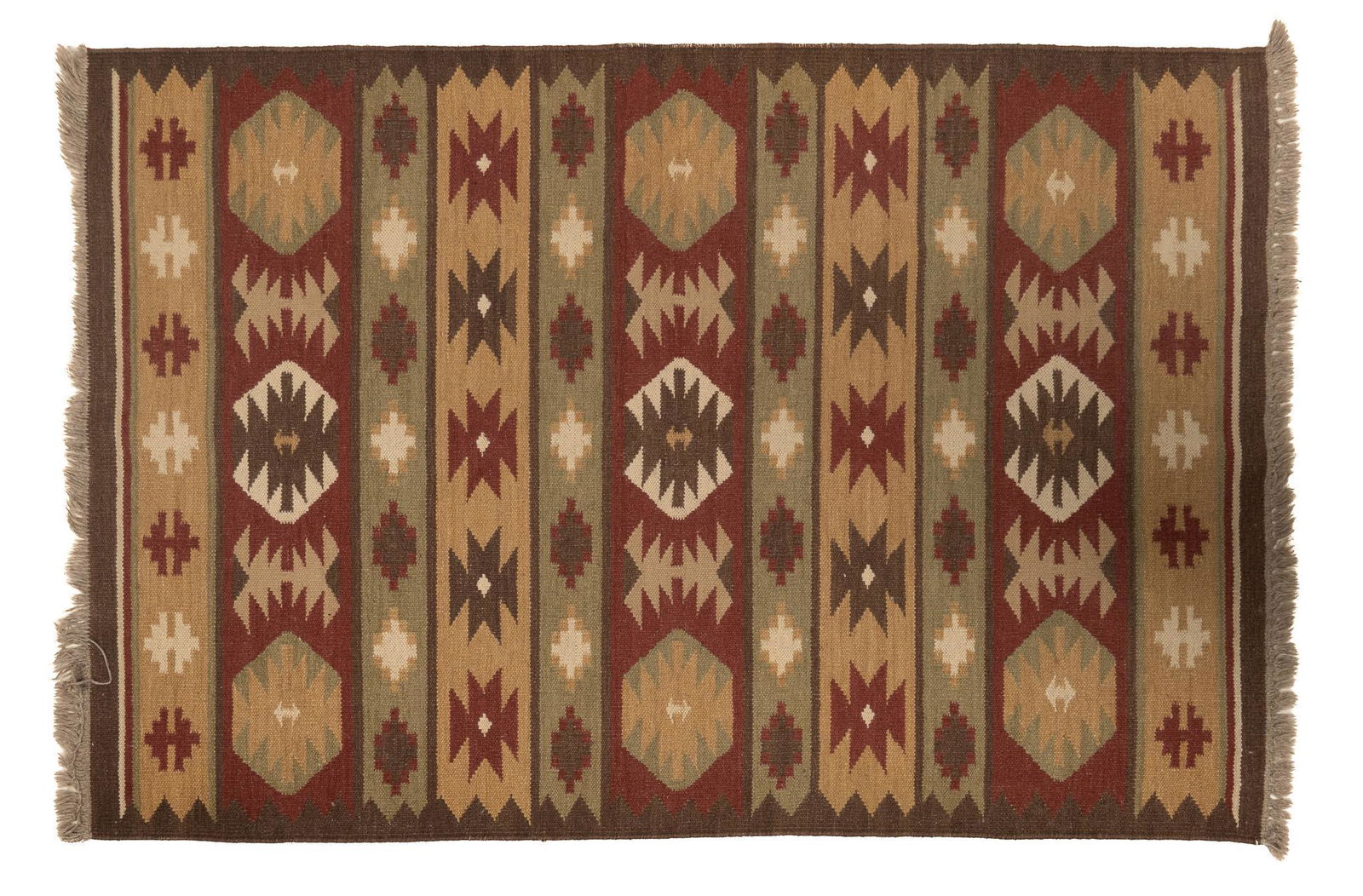Handwoven Estate Rug, 6 ft. 2 in. x 4 ft. 1 in.: Handwoven estate rug 6 ft. 2 in. x 4 ft. 1 in. We happily provide seamless shipping services on everything we sell. Please email us at shipping@vogtauction.com or call 210-971-5750 for more info